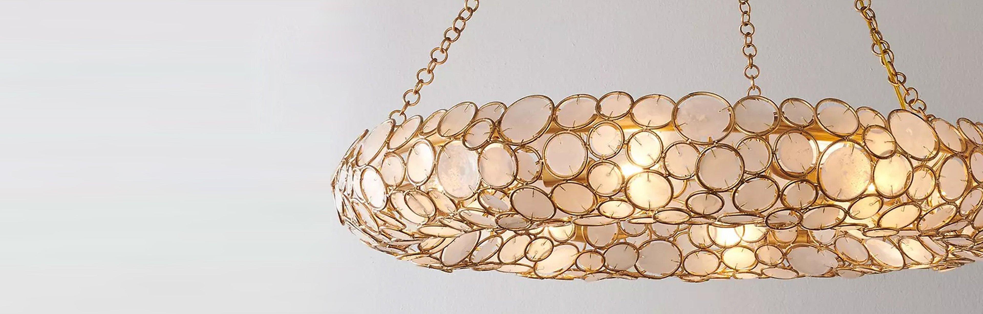 Charisma Capiz Convertible Chandelier