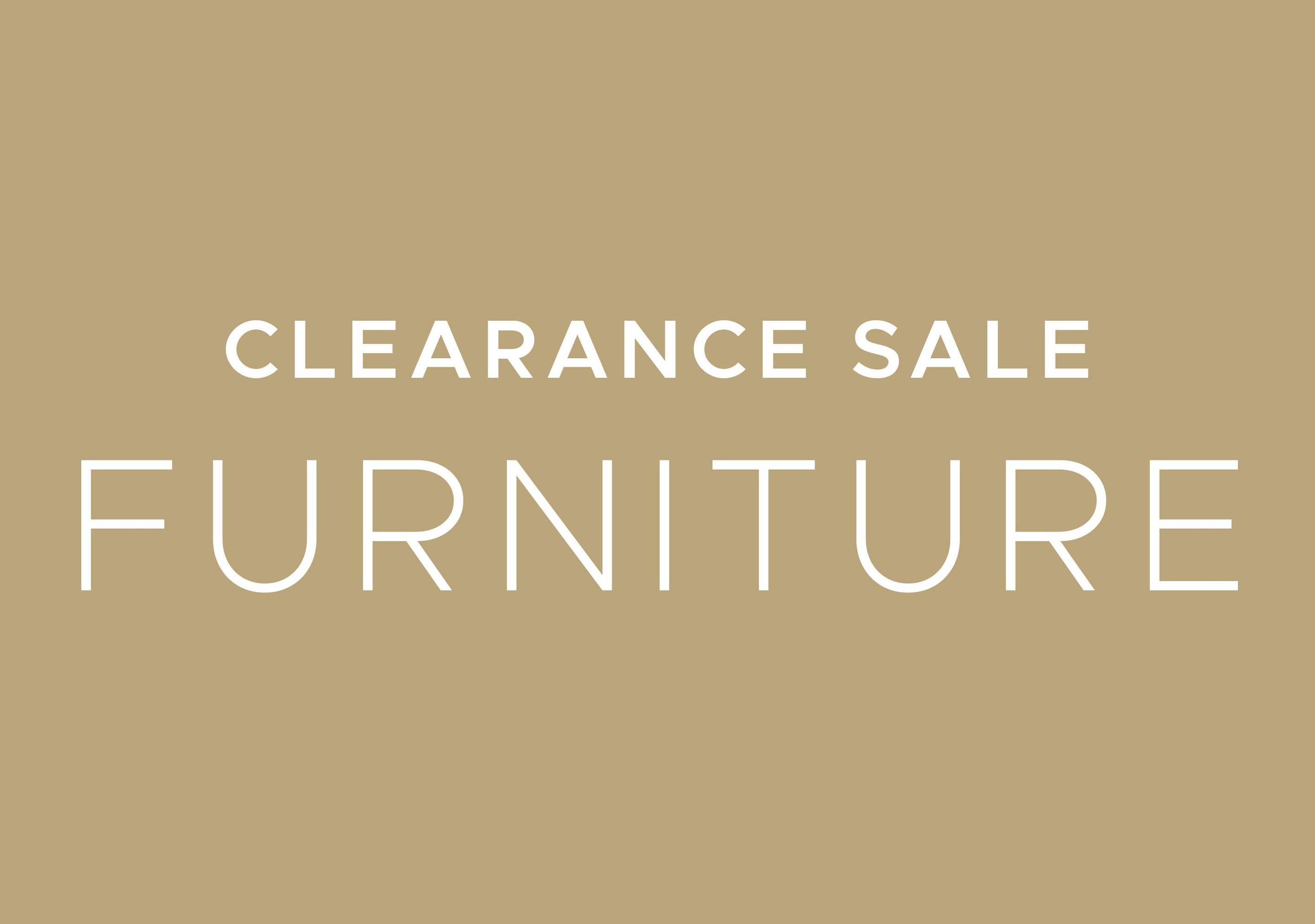 Clearance Sale Furniture