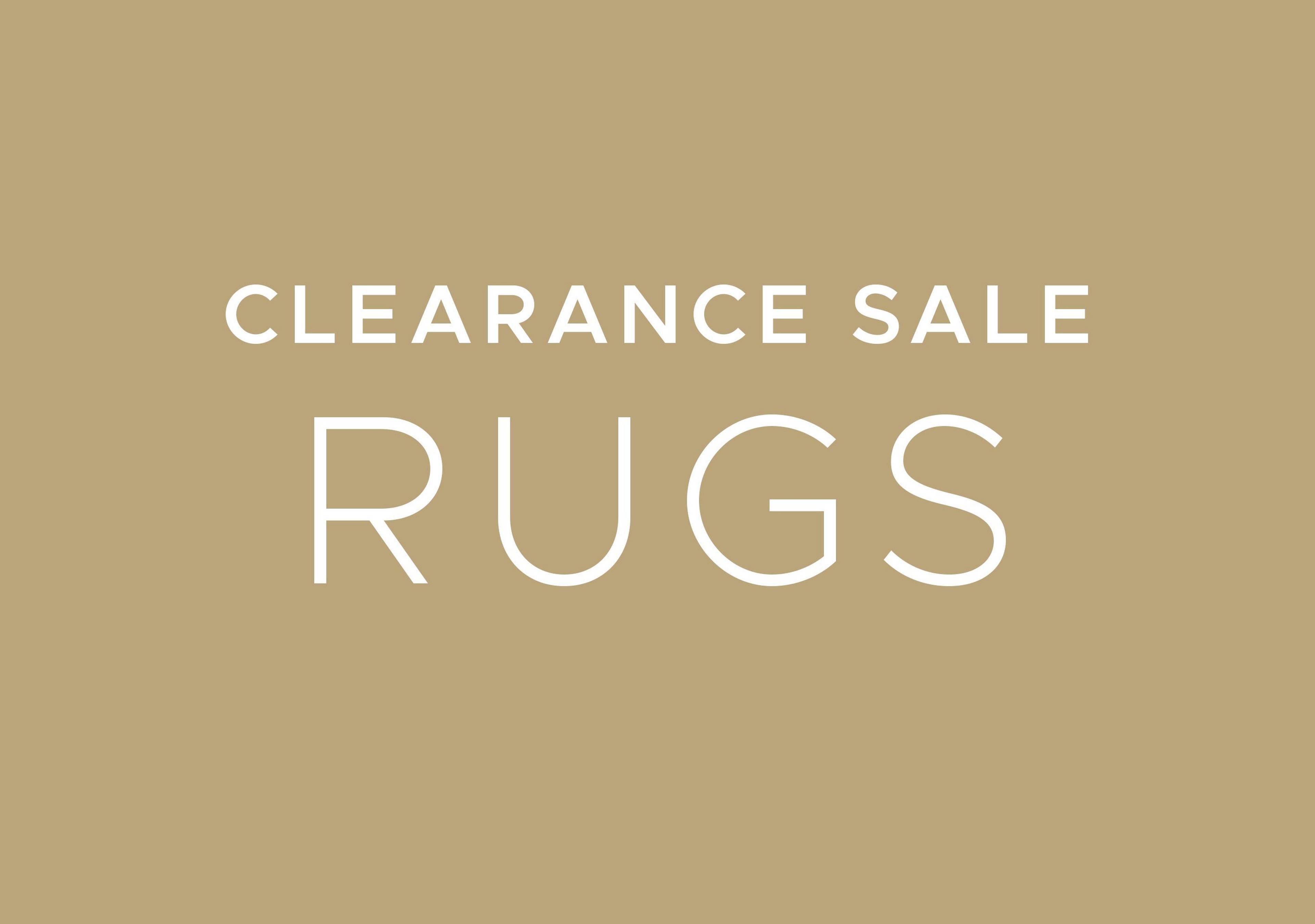 Clearance sale Rugs