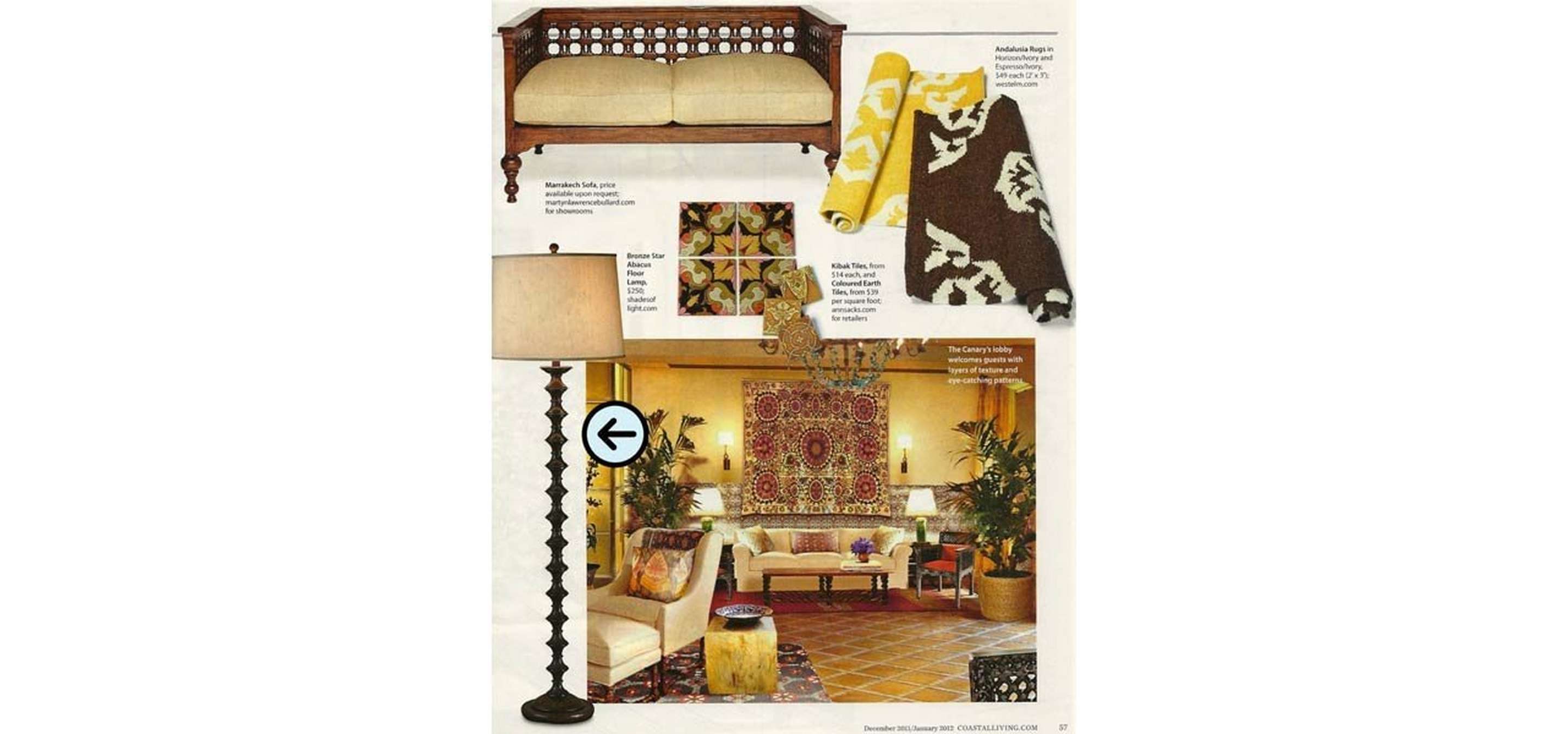 Coastal Living January 2012