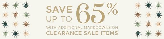 Additional Markdowns on Clearance Sale Items