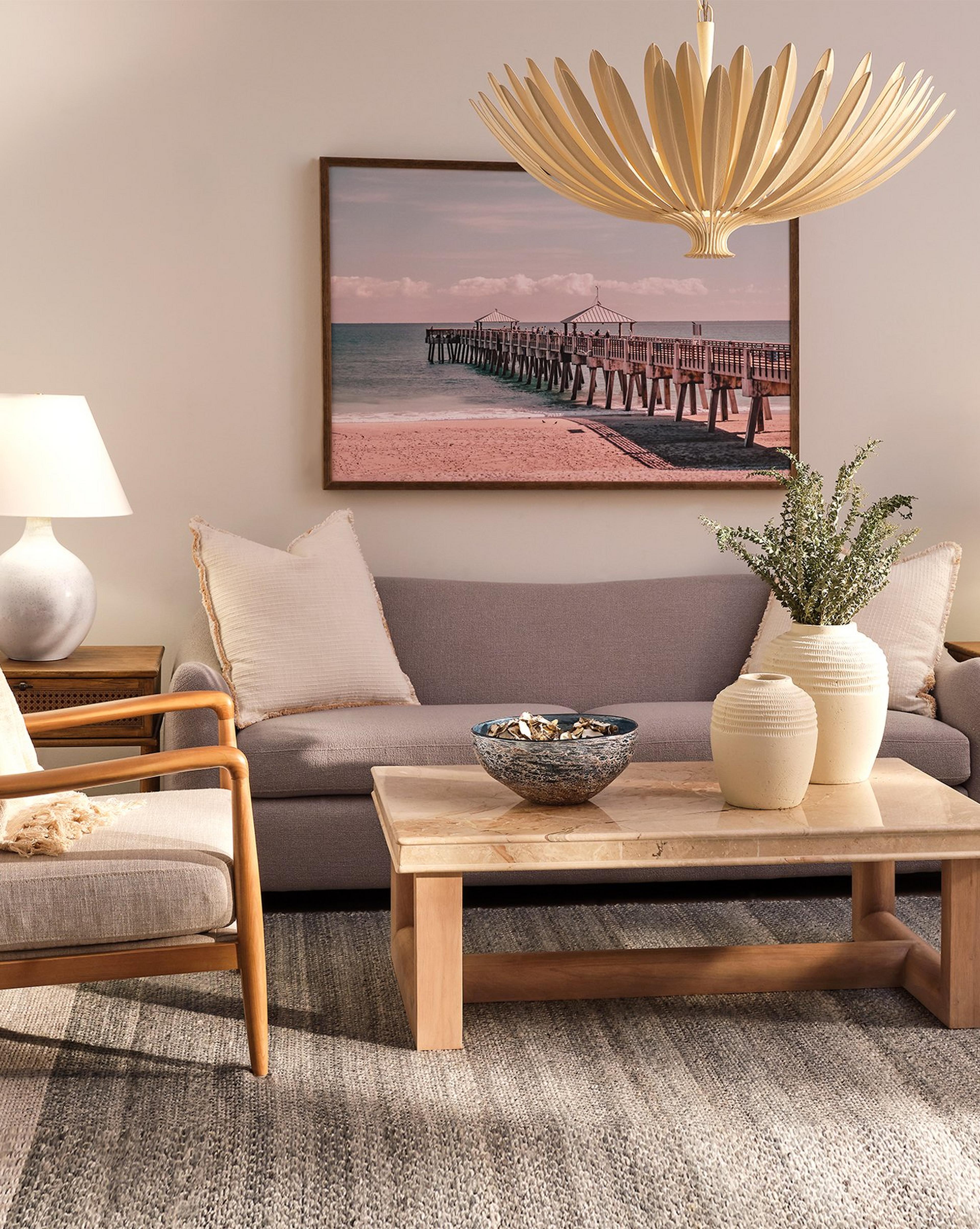 Seaside Escape living room