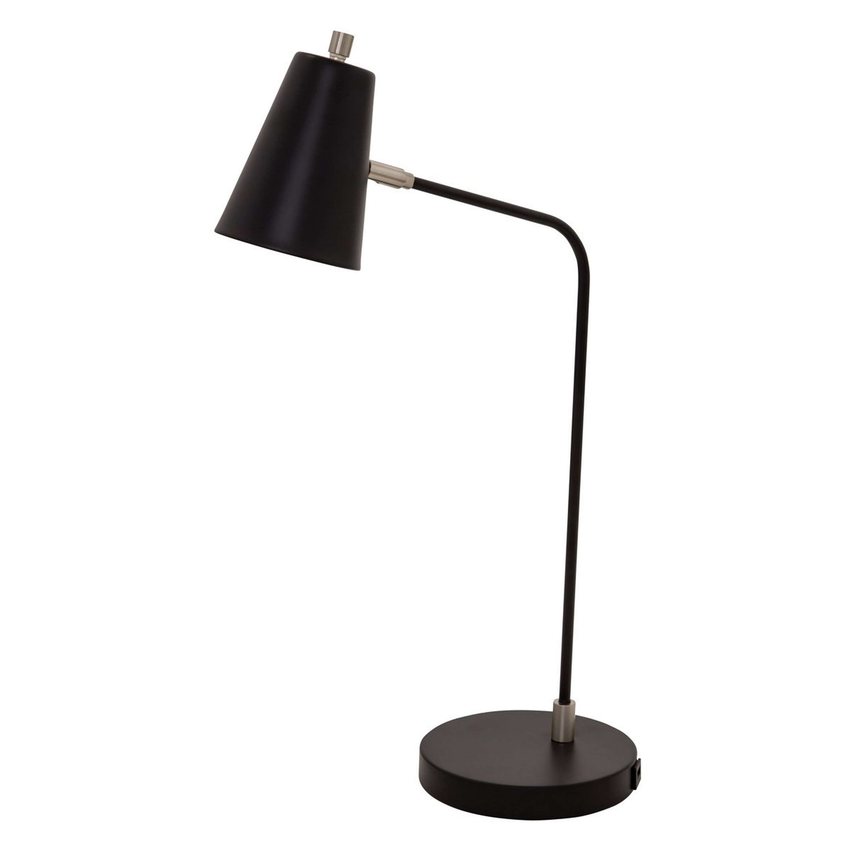 A Frankly Fundamental Desk Lamp with Matte Black color