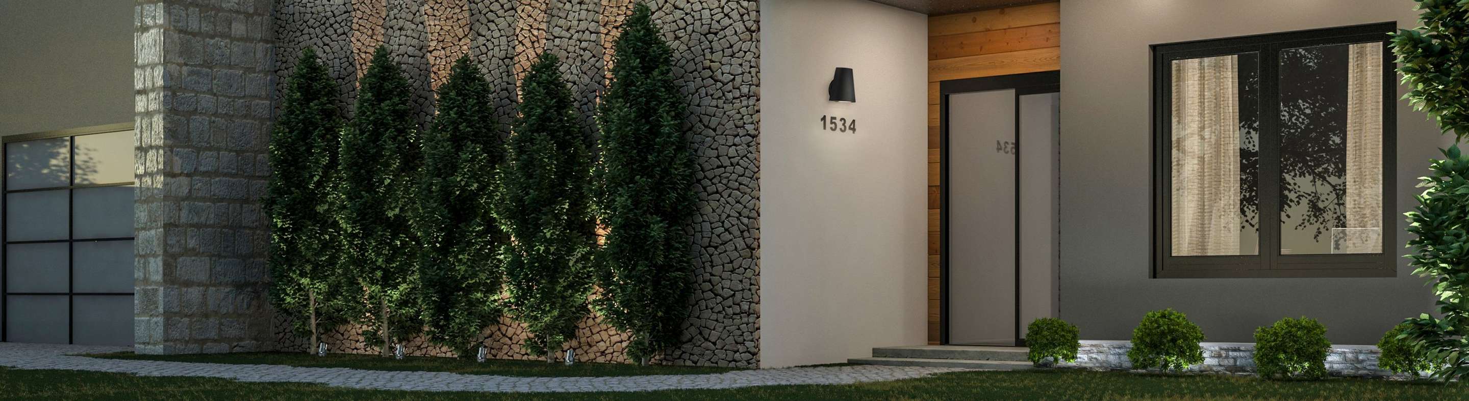 Dark Sky Outdoor Lighting on a home