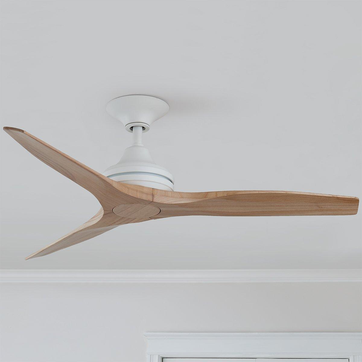 48" Indoor/Outdoor Metal & Wood LED Ceiling Fan