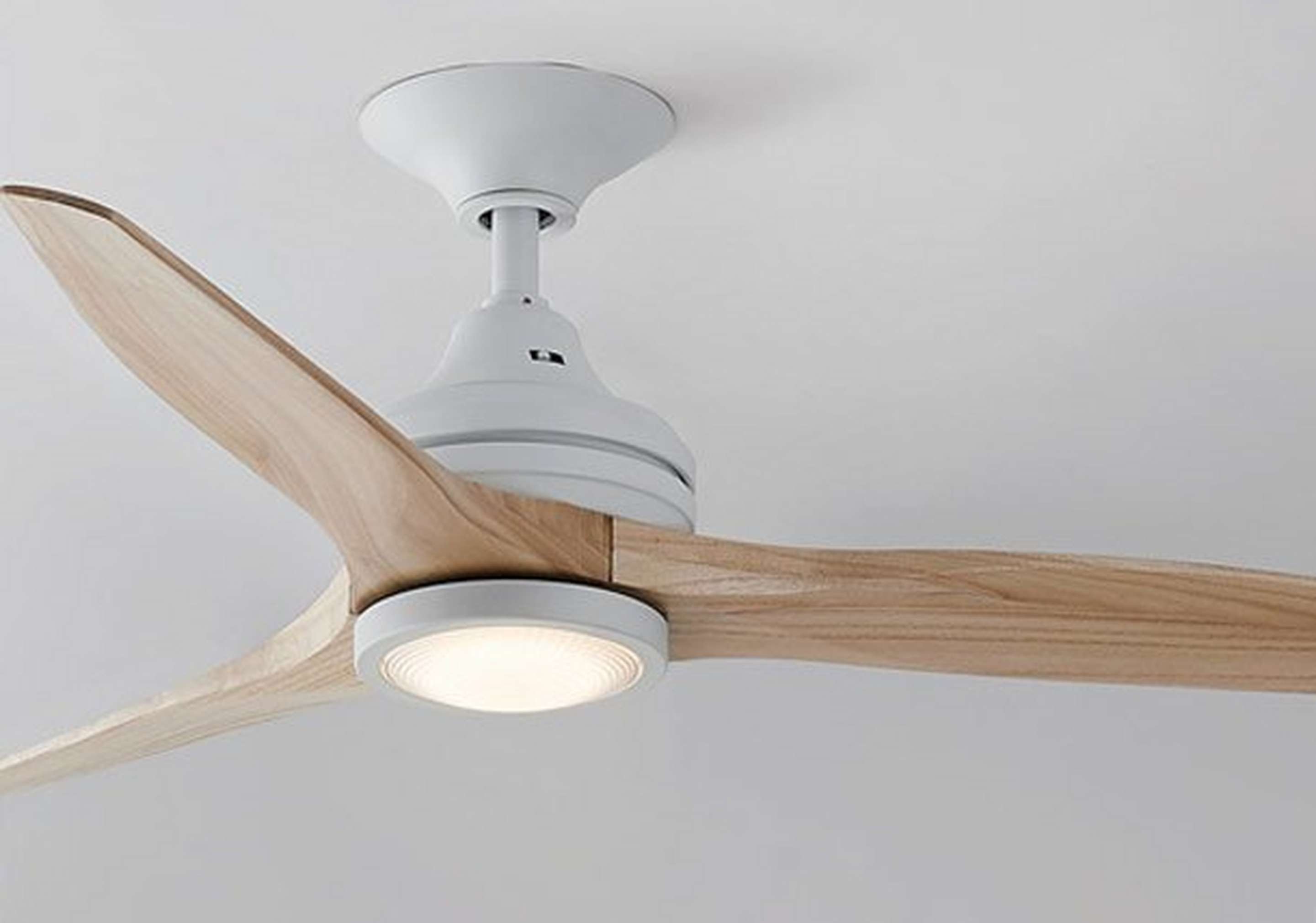 Indoor / Outdoor Metal and Wood LED Ceiling Fan