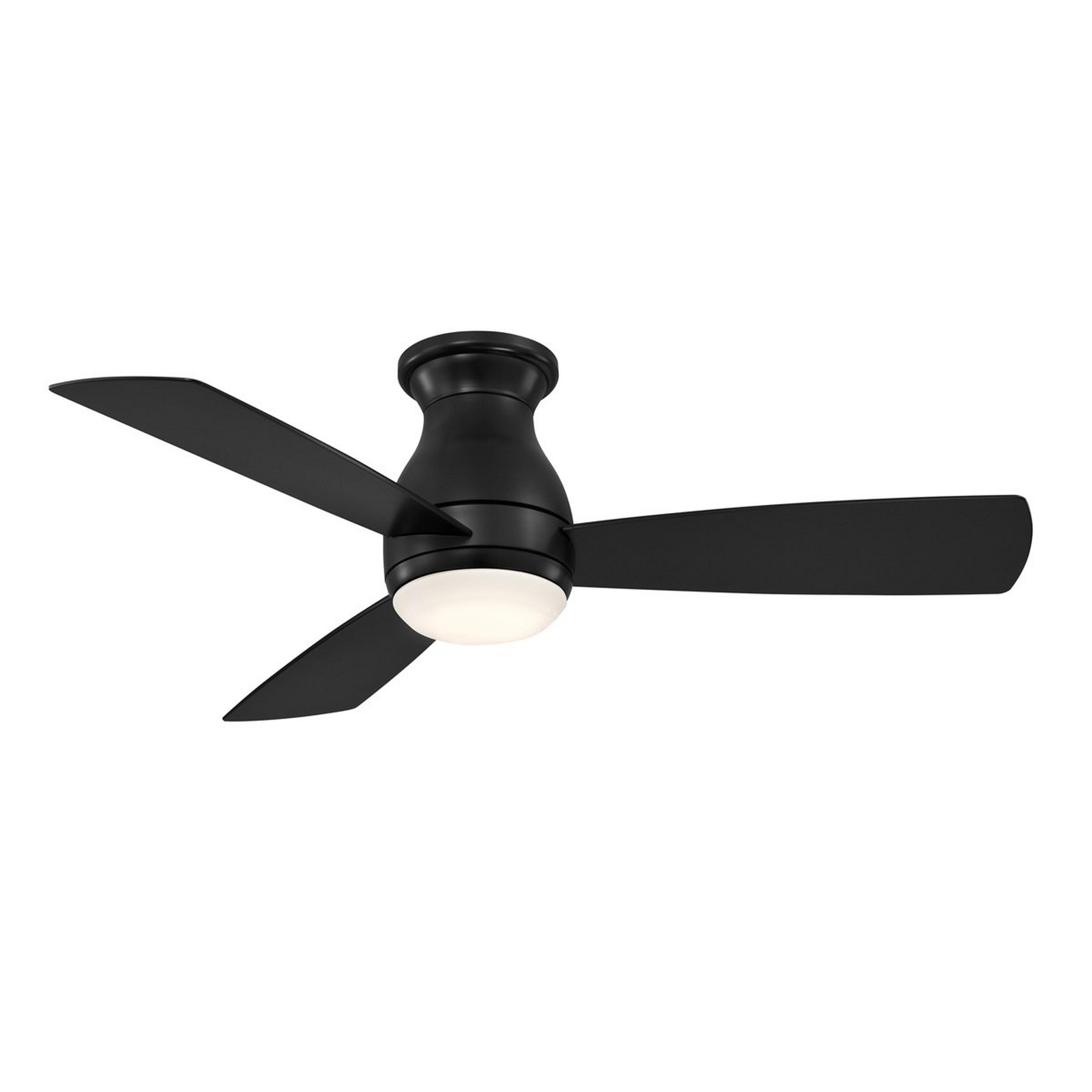 A 44" Low Profile LED Indoor / Outdoor Ceiling Fan with Black color