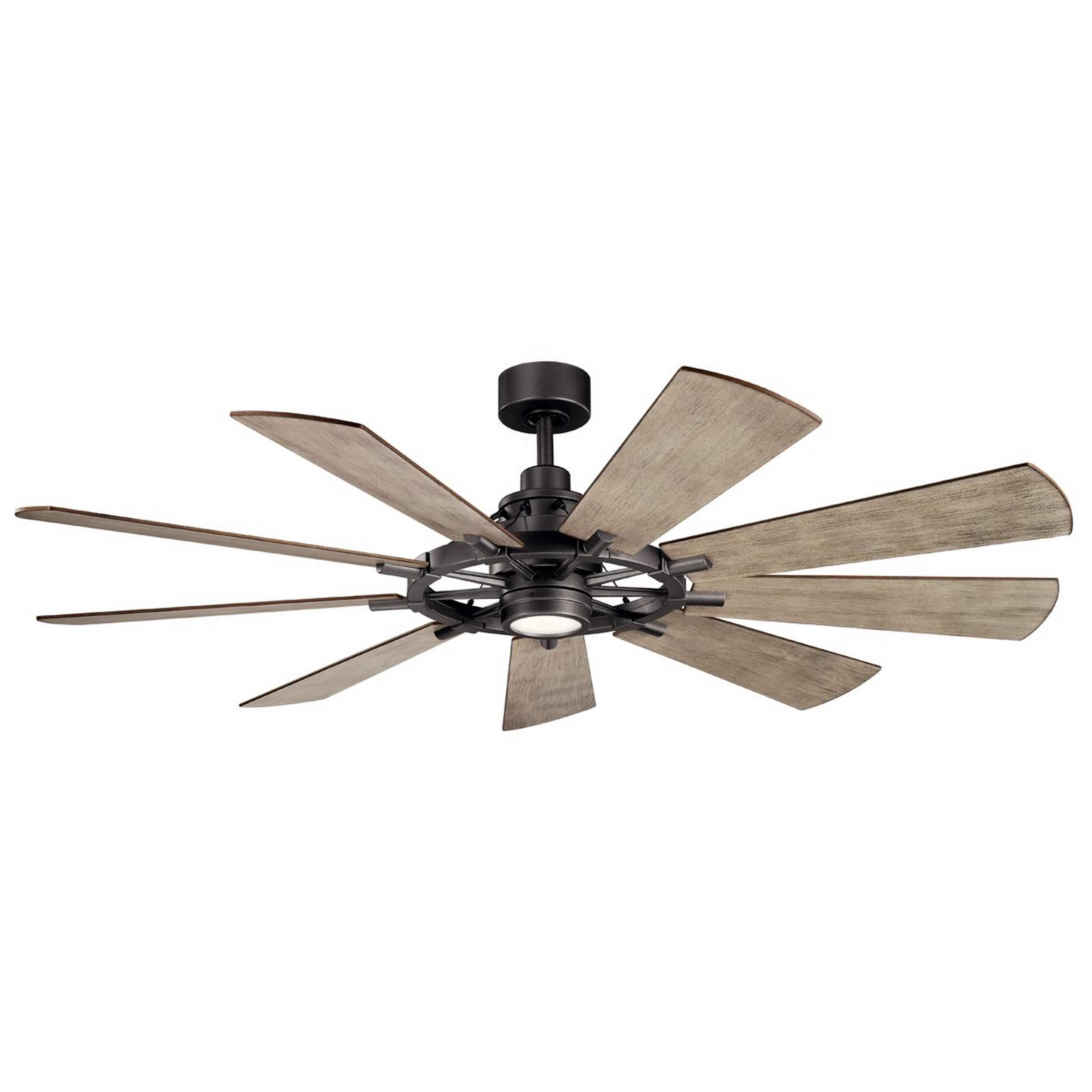 65" Industrial Spoke Ceiling Fan