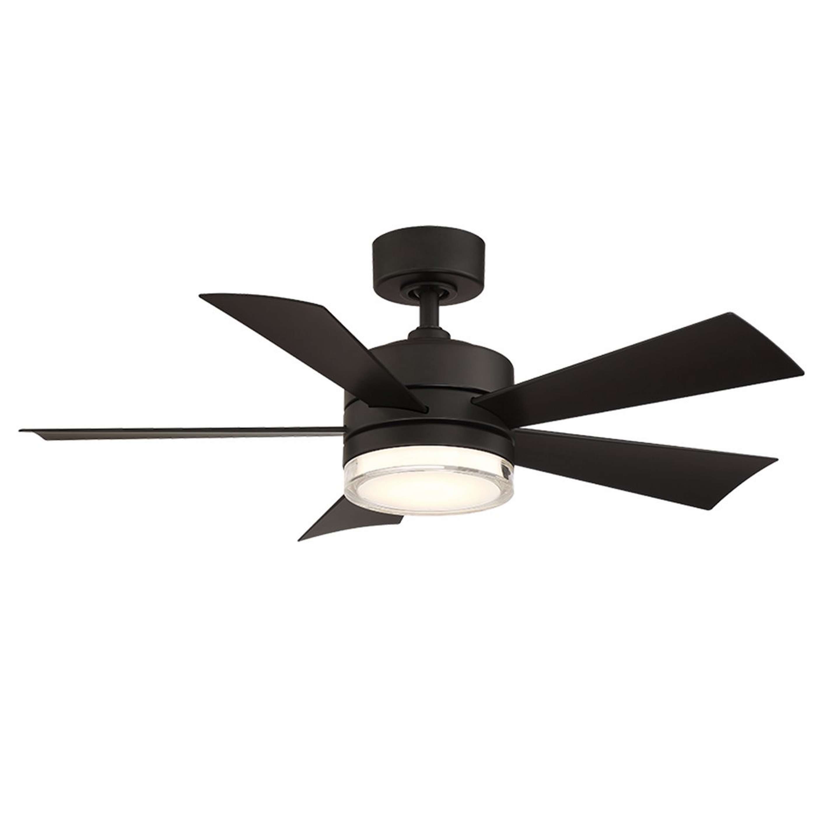 A 42" Jemma Smart LED Indoor / Outdoor Ceiling Fan with Matte Black color