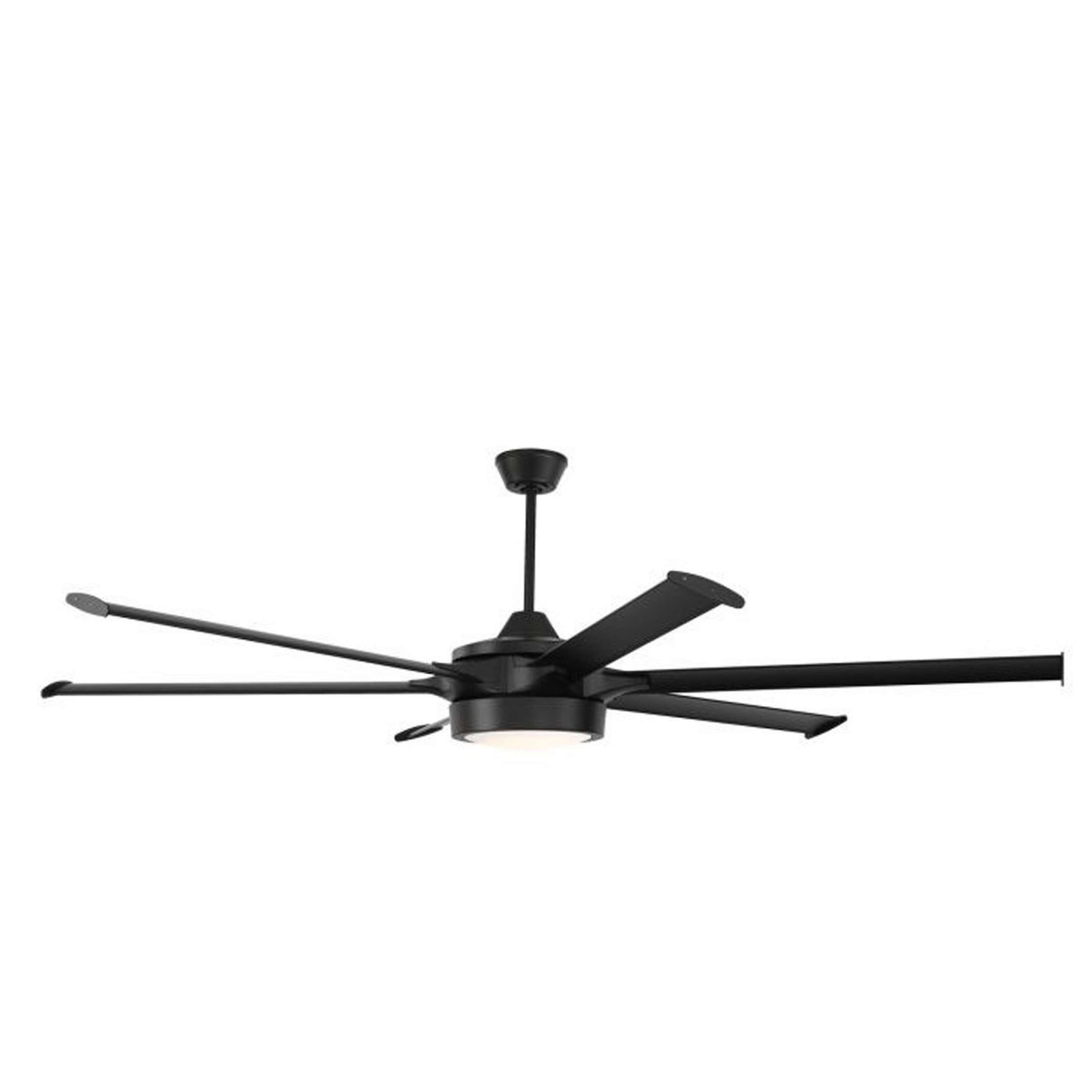 A 78" Ophelia Smart Indoor/Outdoor Ceiling Fan with Black color