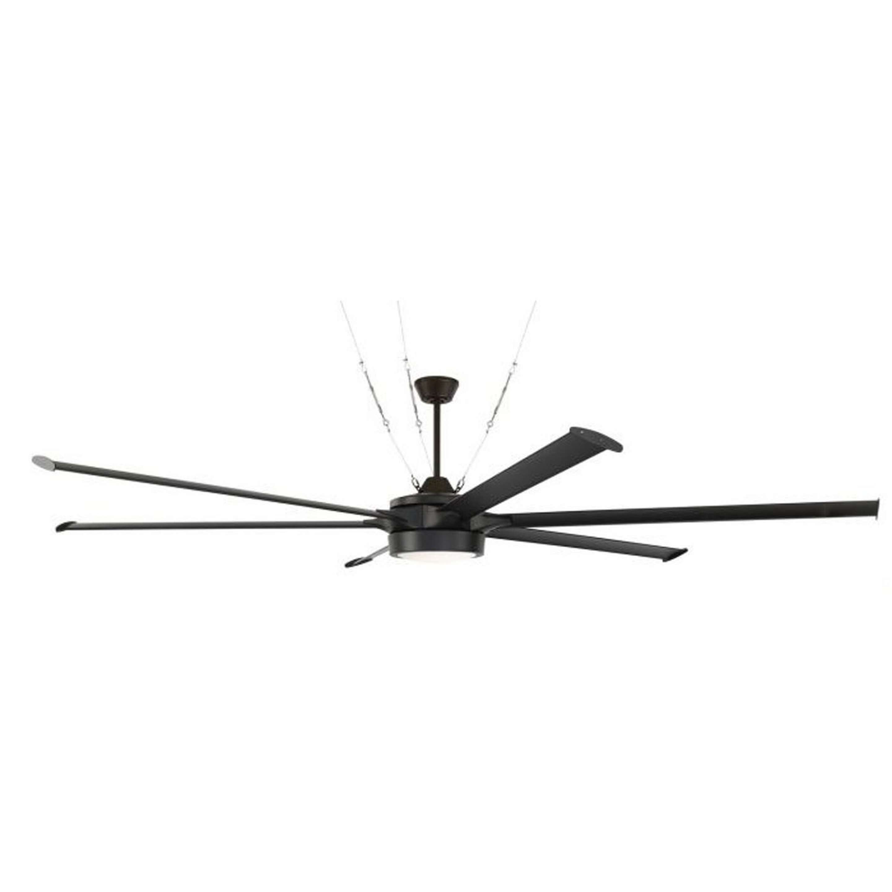 A 102" Ophelia Smart Indoor/Outdoor Ceiling Fan with Black color