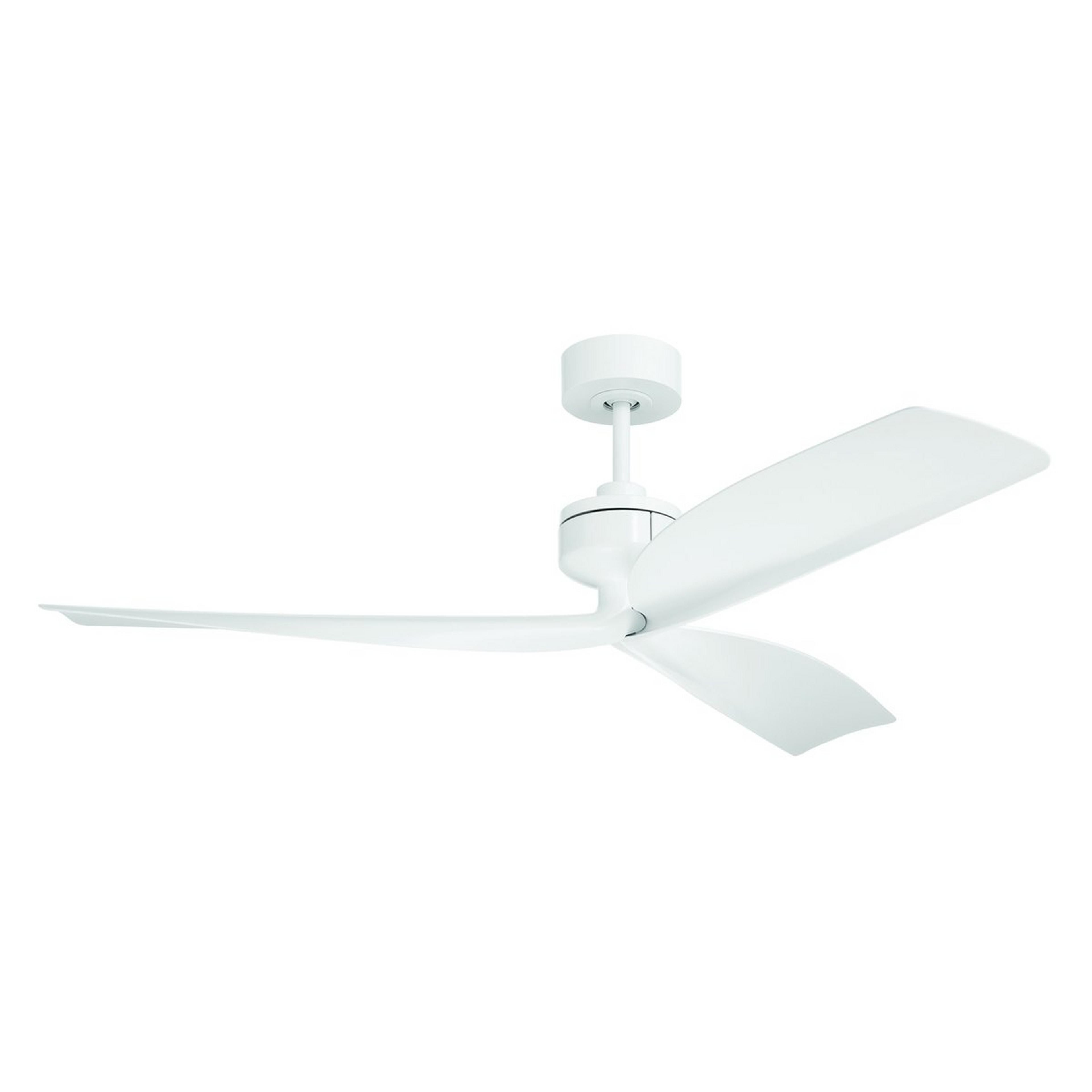 A 52" Isaac Indoor / Outdoor Ceiling Fan with White color
