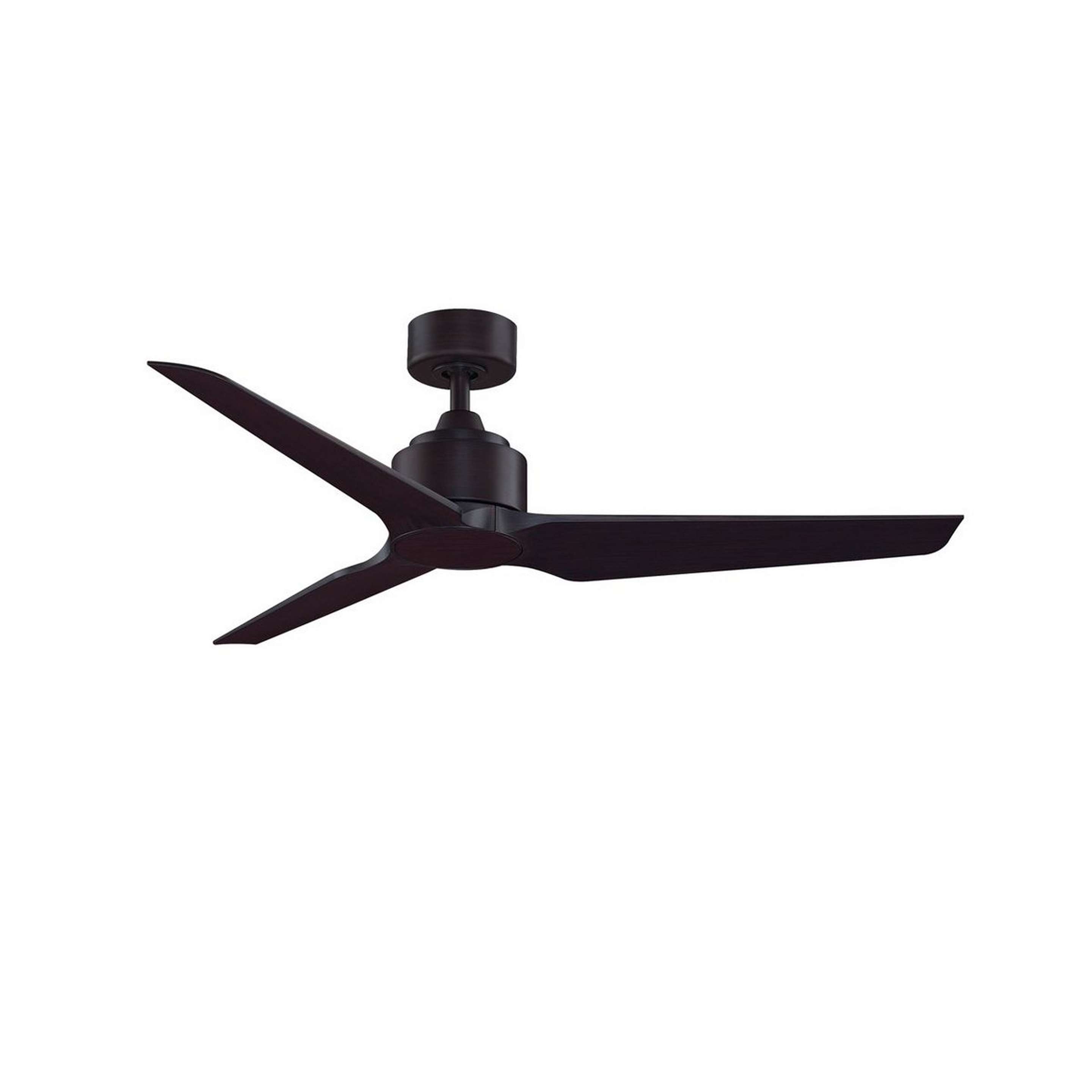 A 52" Melinoe Indoor / Outdoor Smart Ceiling Fan with Dark Bronze / Faux Dark Walnut color