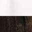 Matte White / Dark Walnut