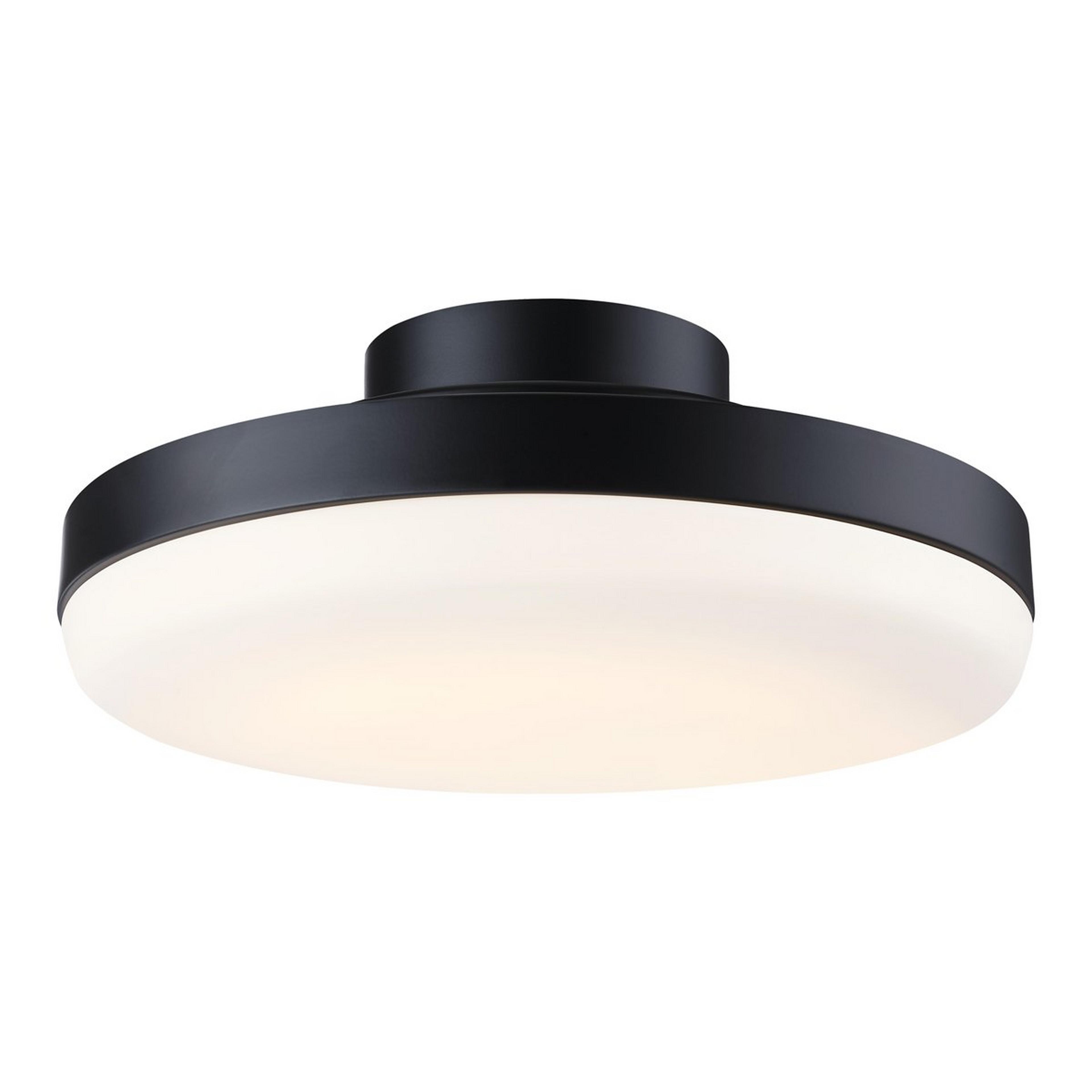 A Melinoe Ceiling Fan Light Kit - 12" with Black color