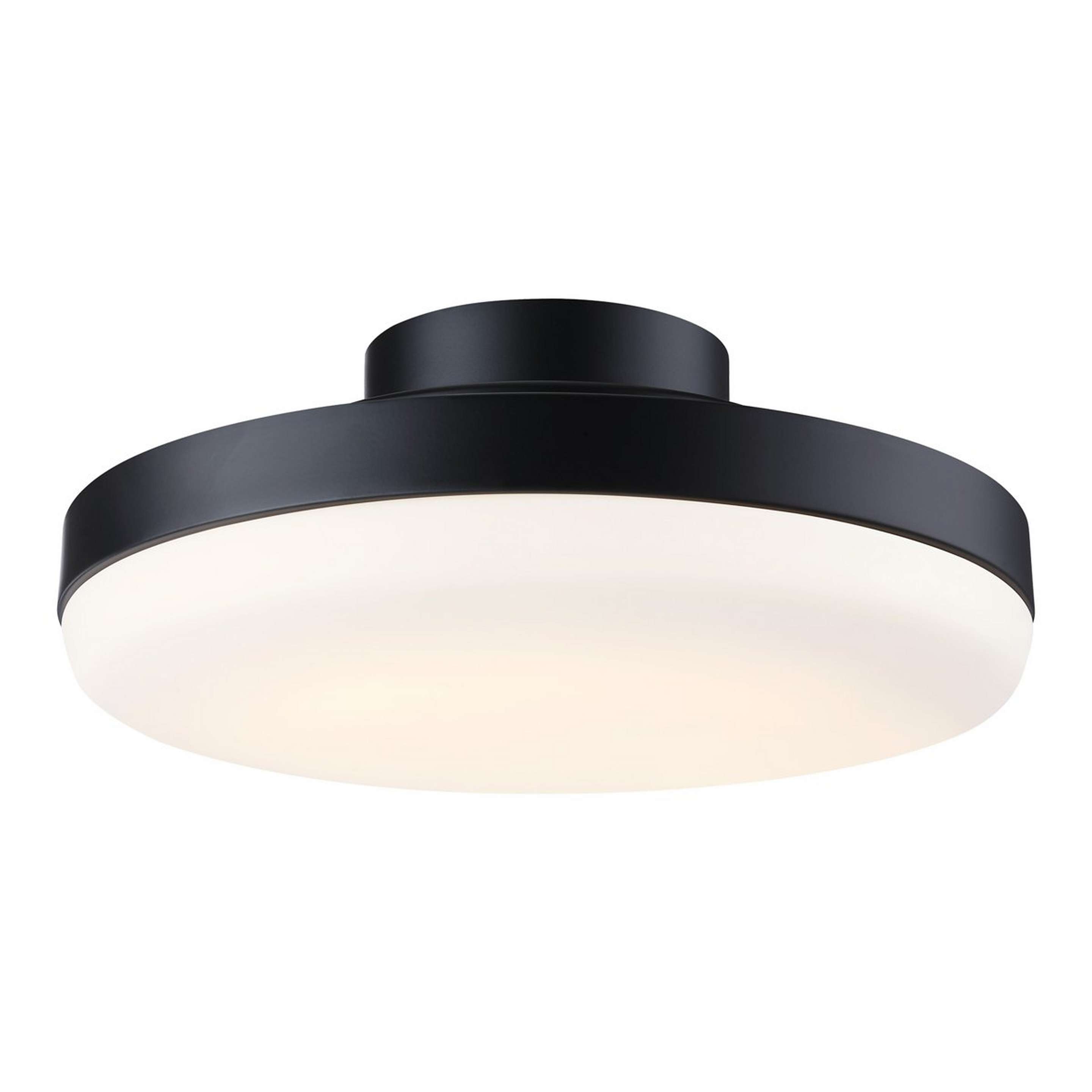 A Melinoe Ceiling Fan Light Kit - 12" with Black color
