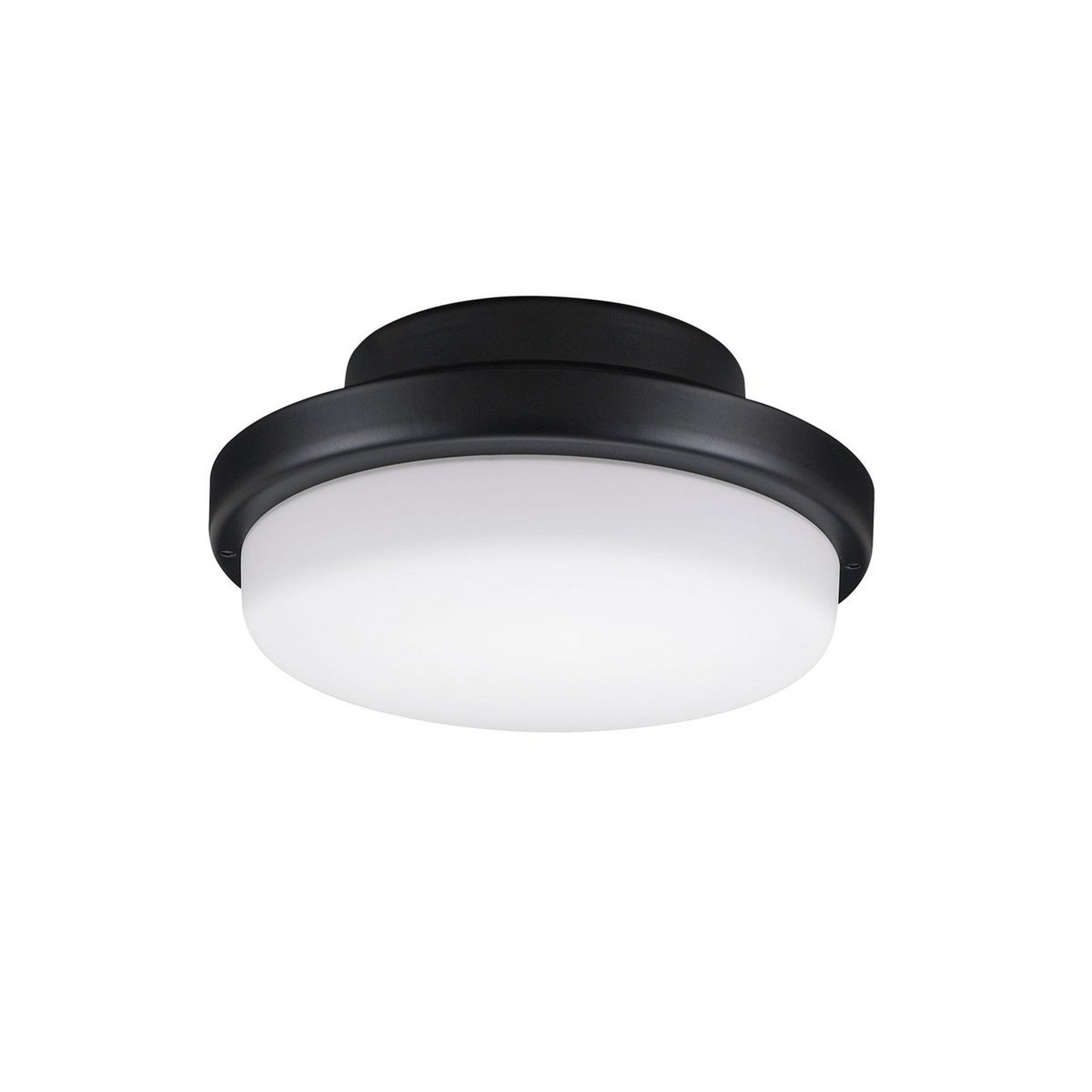 A Melinoe Ceiling Fan Light Kit - Standard - Marine Grade with Black color