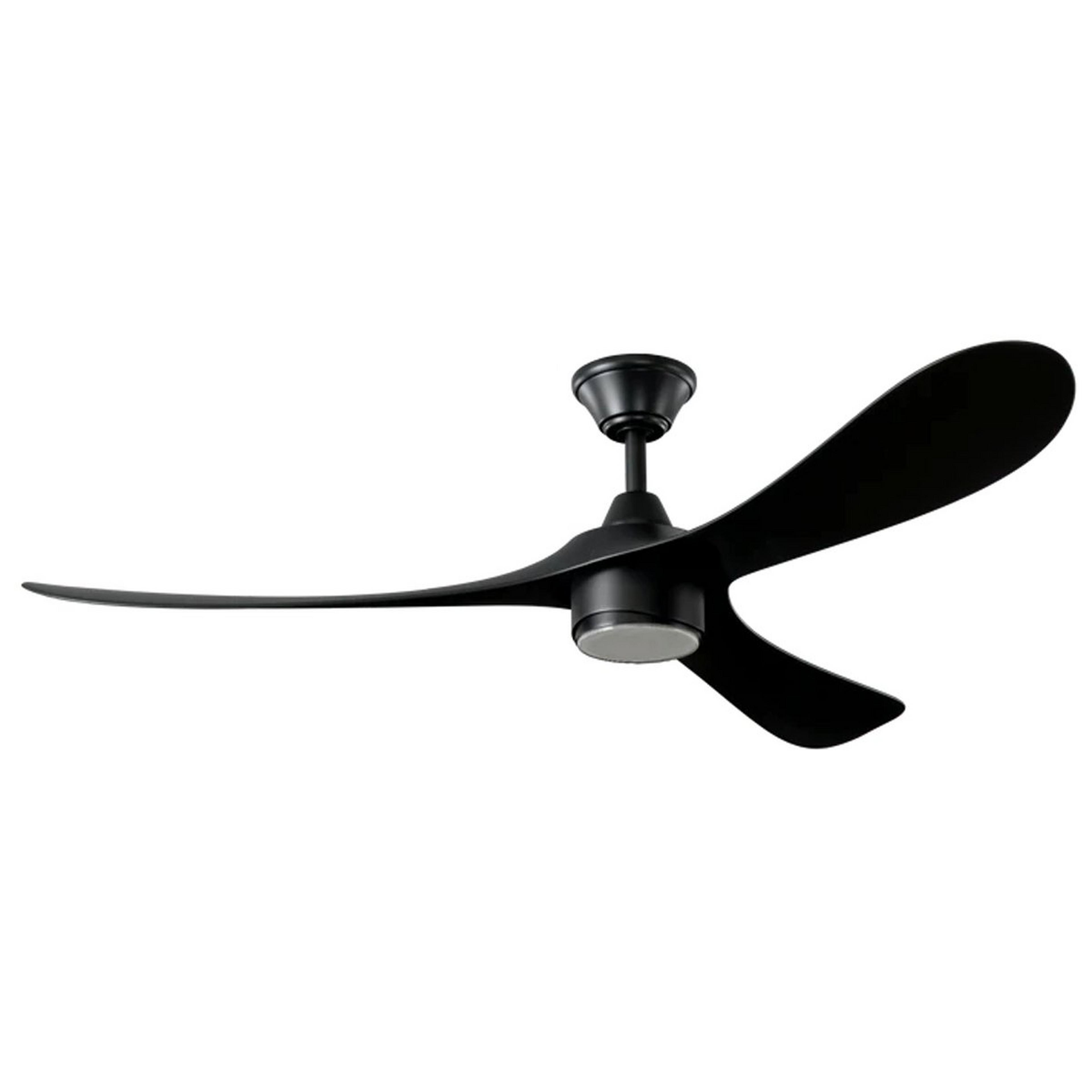 A 60" Gale LED Smart Ceiling Fan with Black color