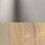 Brushed Steel / Natural Wood