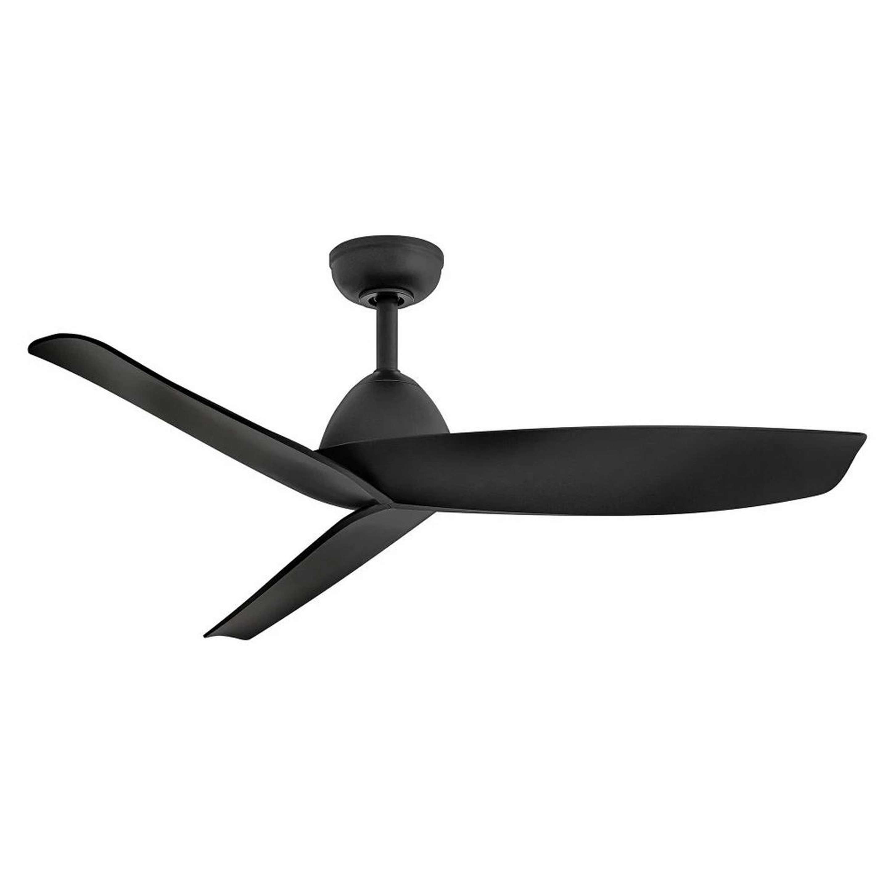 A 48" Wendell Smart Indoor / Outdoor Ceiling Fan - Marine Grade with Matte Black color