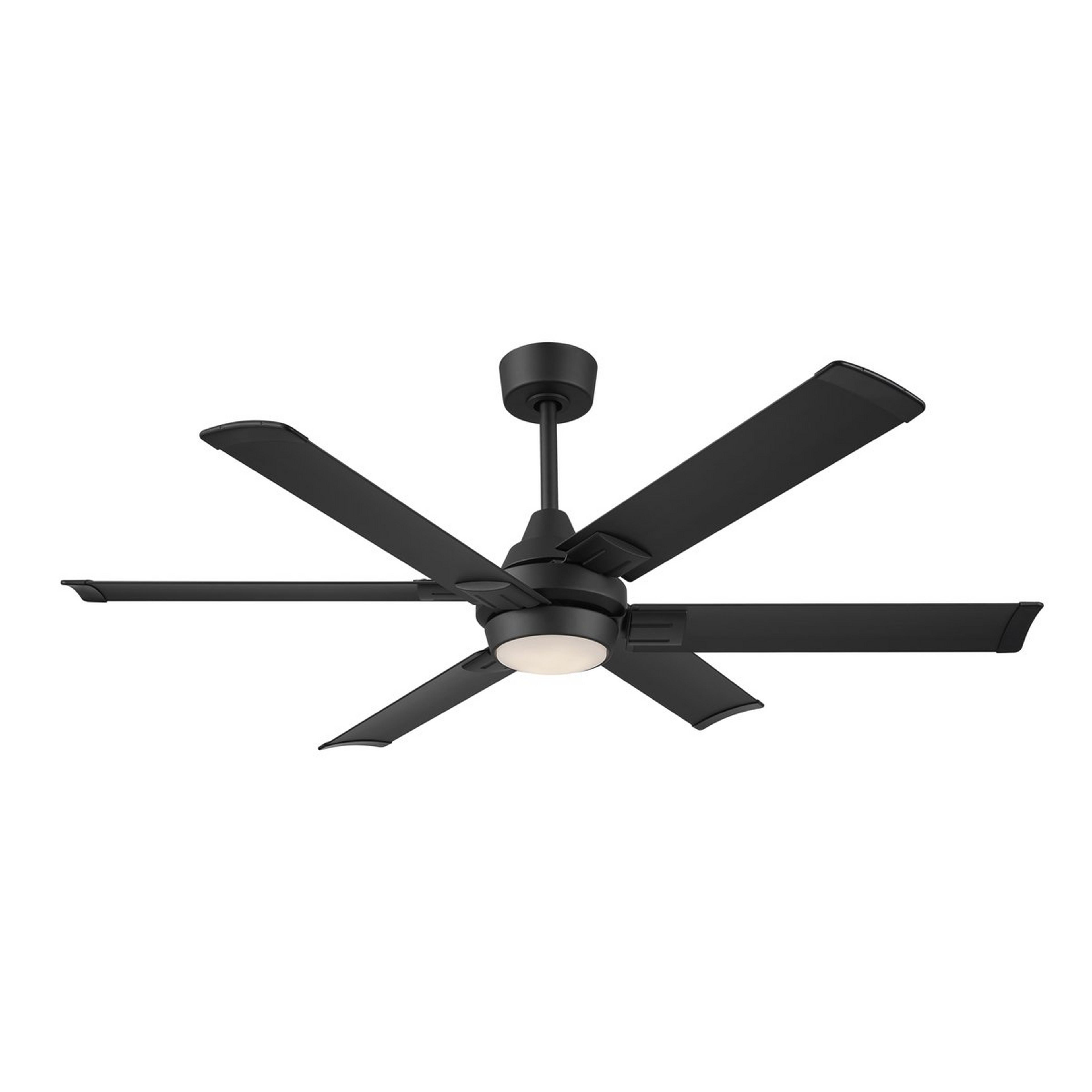 A 56" Bryson Indoor / Outdoor Smart LED Ceiling Fan with Black color