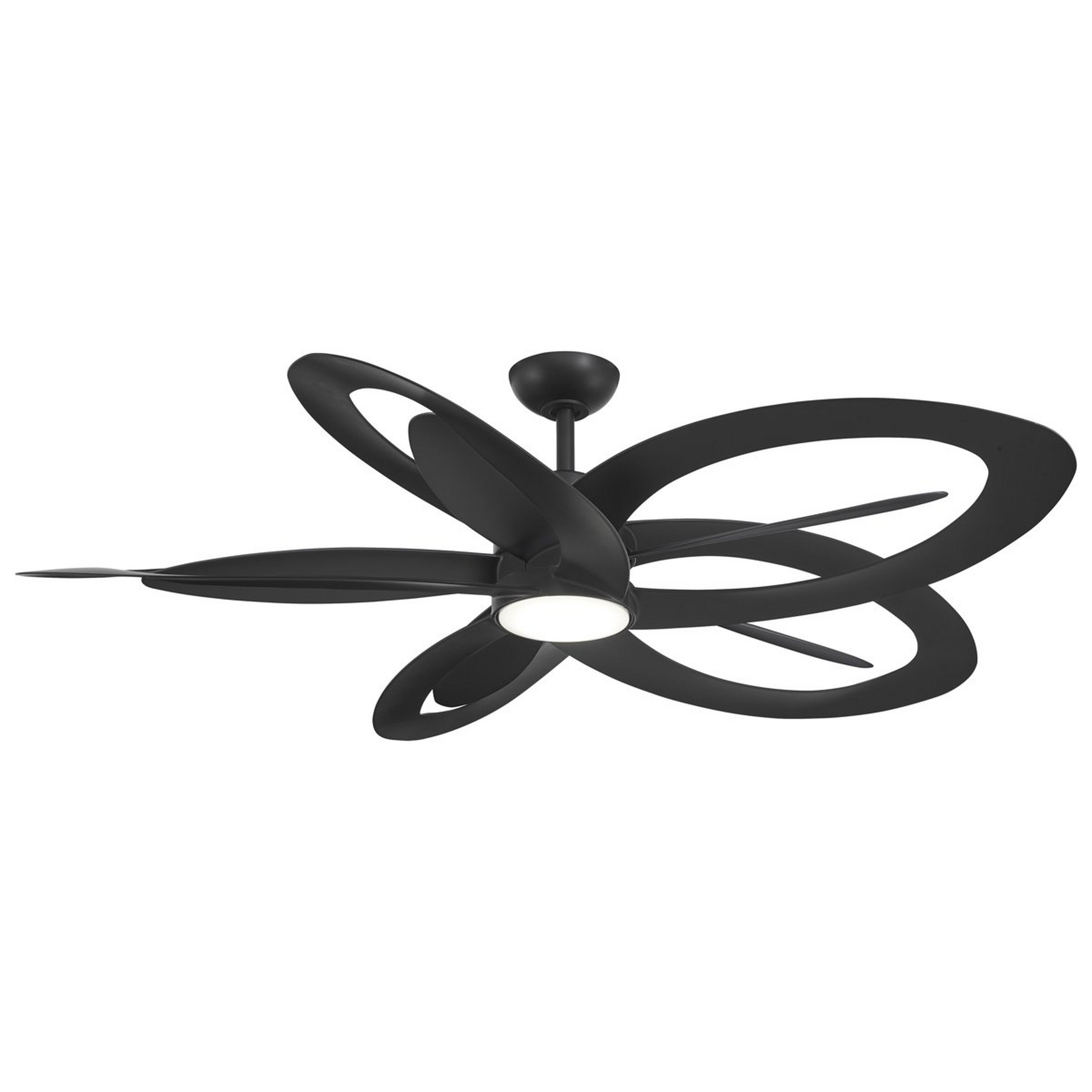 A 60" Francesca LED Ceiling Fan with Black color