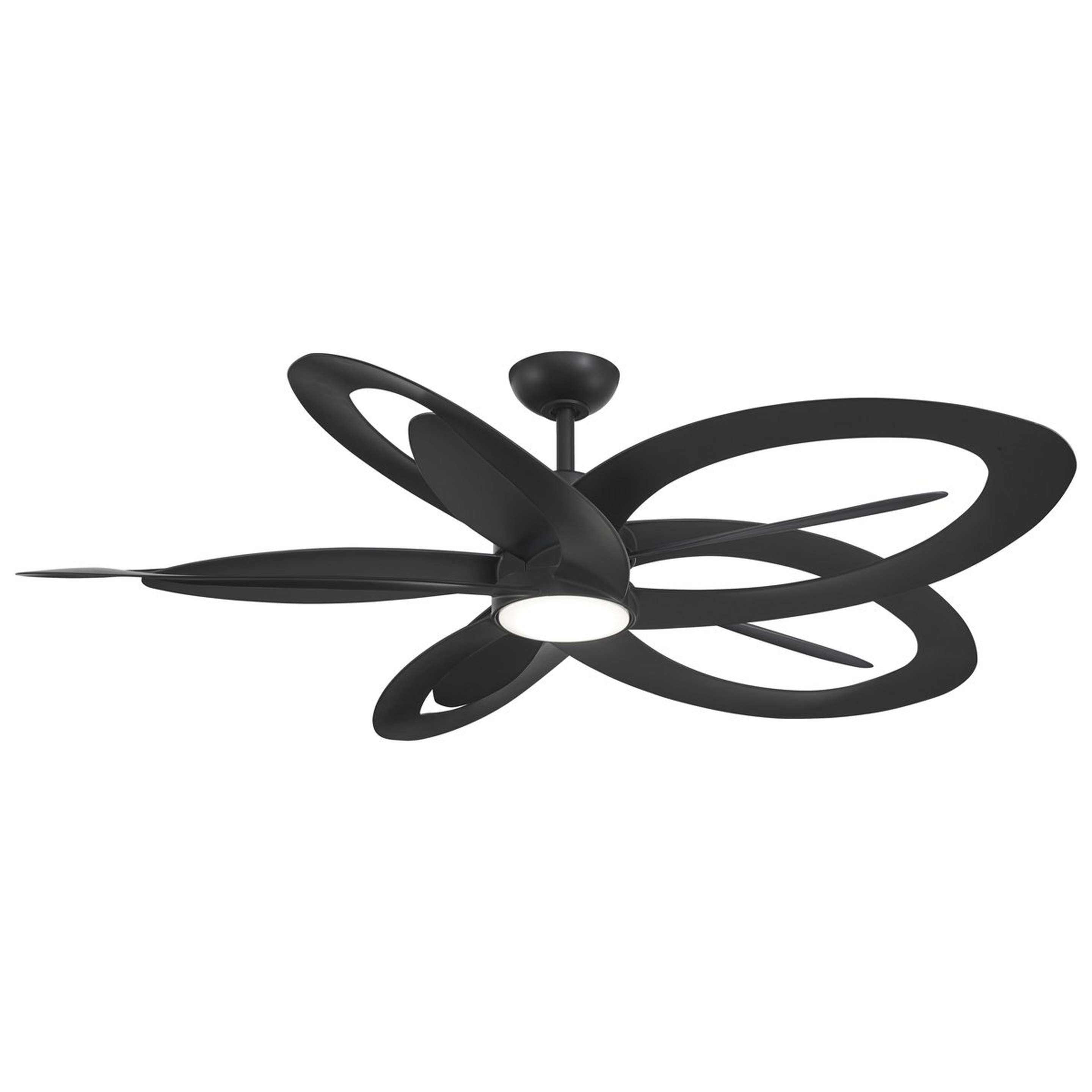 A 60" Francesca LED Ceiling Fan with Black color