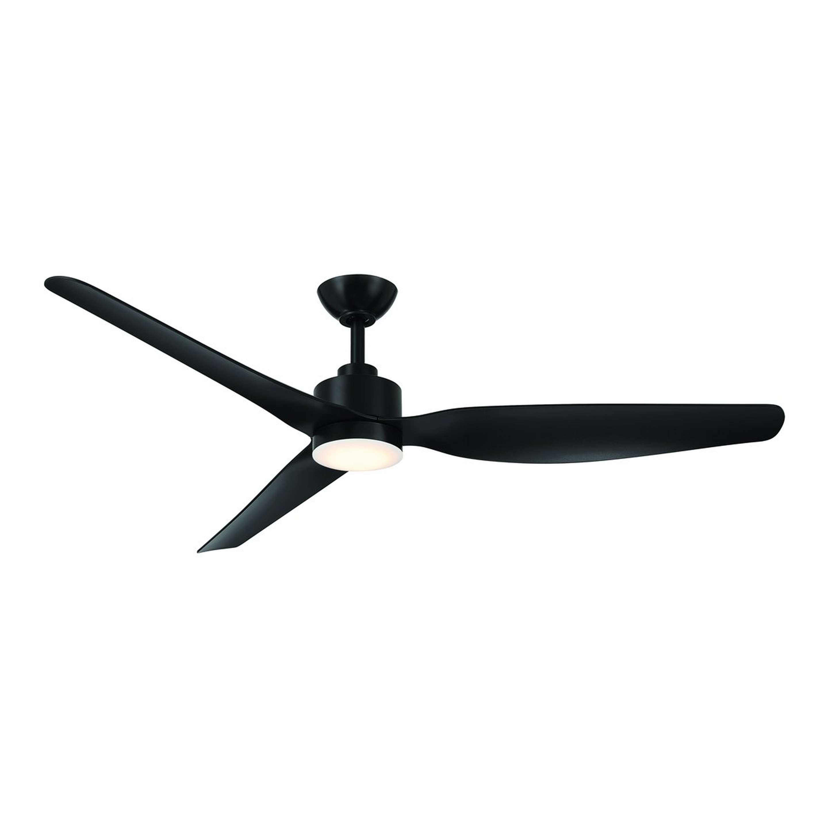 A 60" Robious Indoor / Outdoor Smart LED Ceiling Fan with Black color