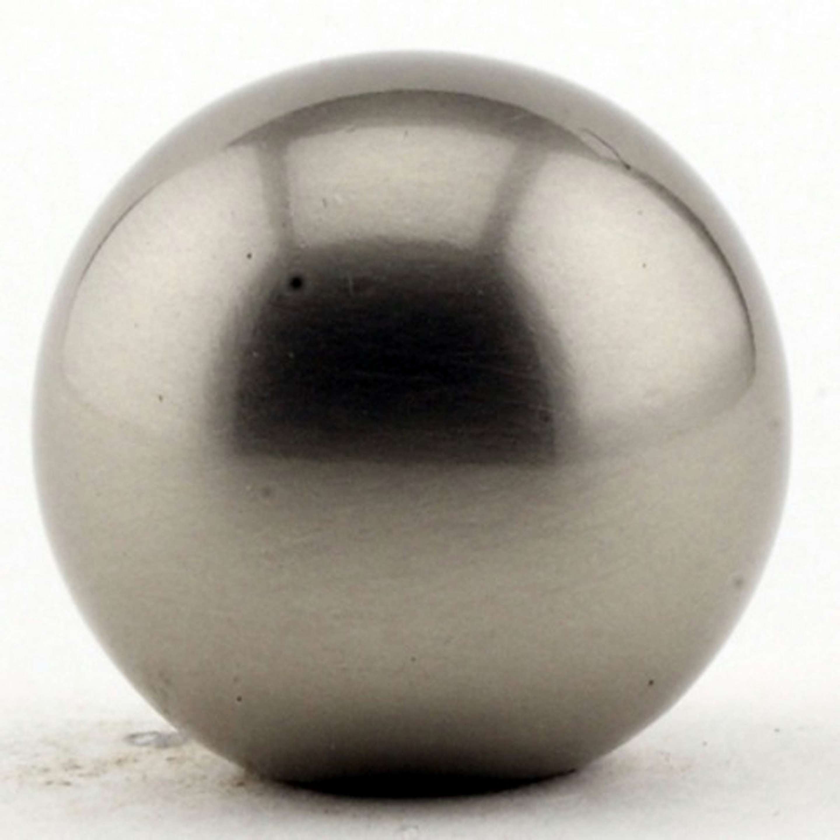 A Simple Ball Finial with Brushed Nickel color