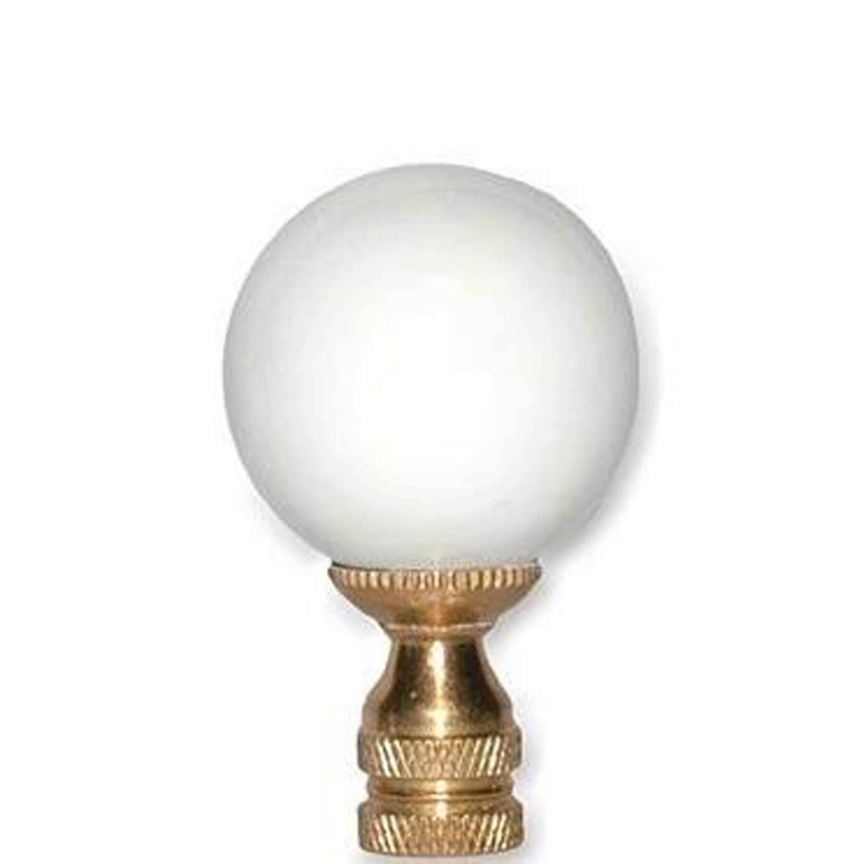 A White Porcelain 30M 2" with White / Brass color