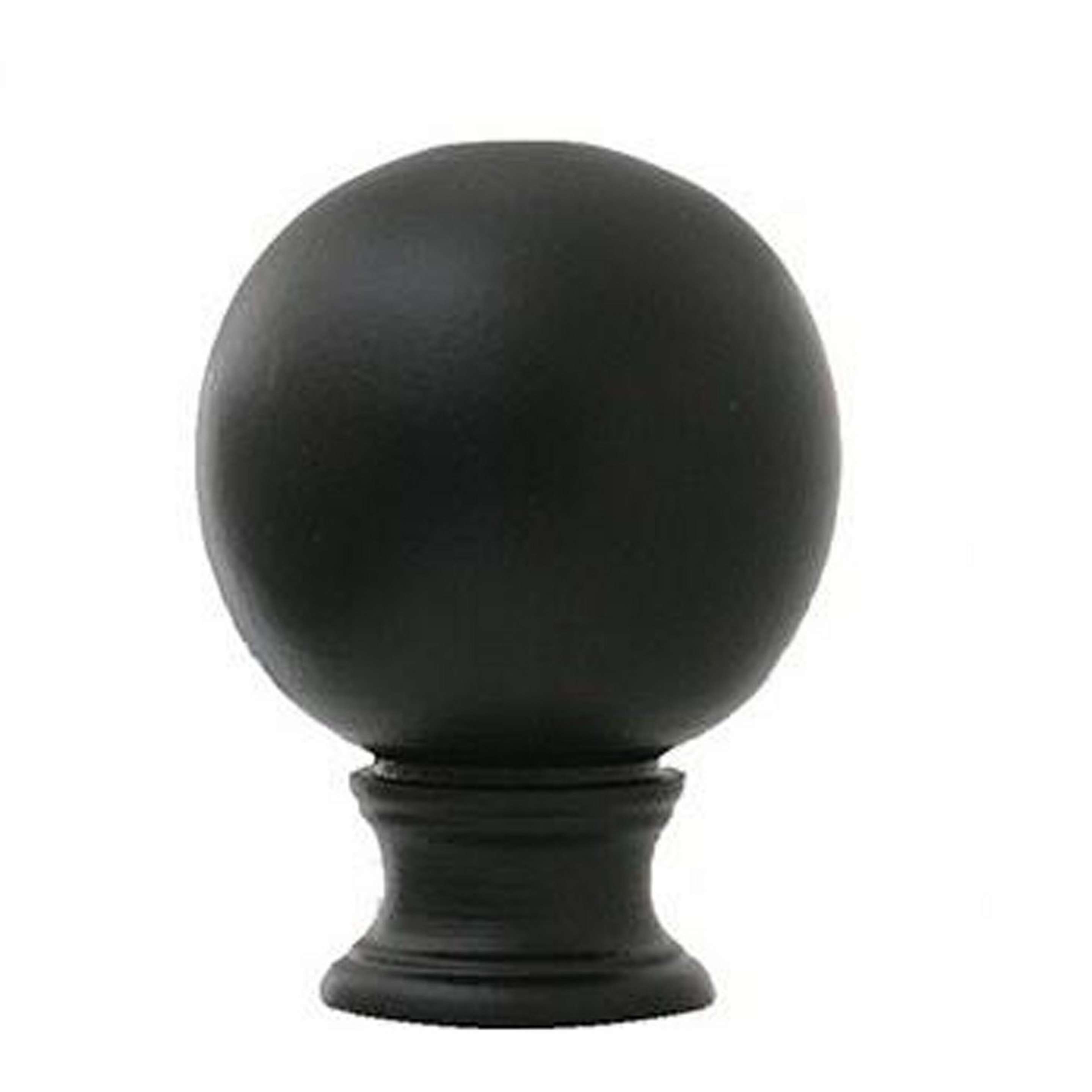 A Antique Brass Ball - Large 2" with Black Iron color
