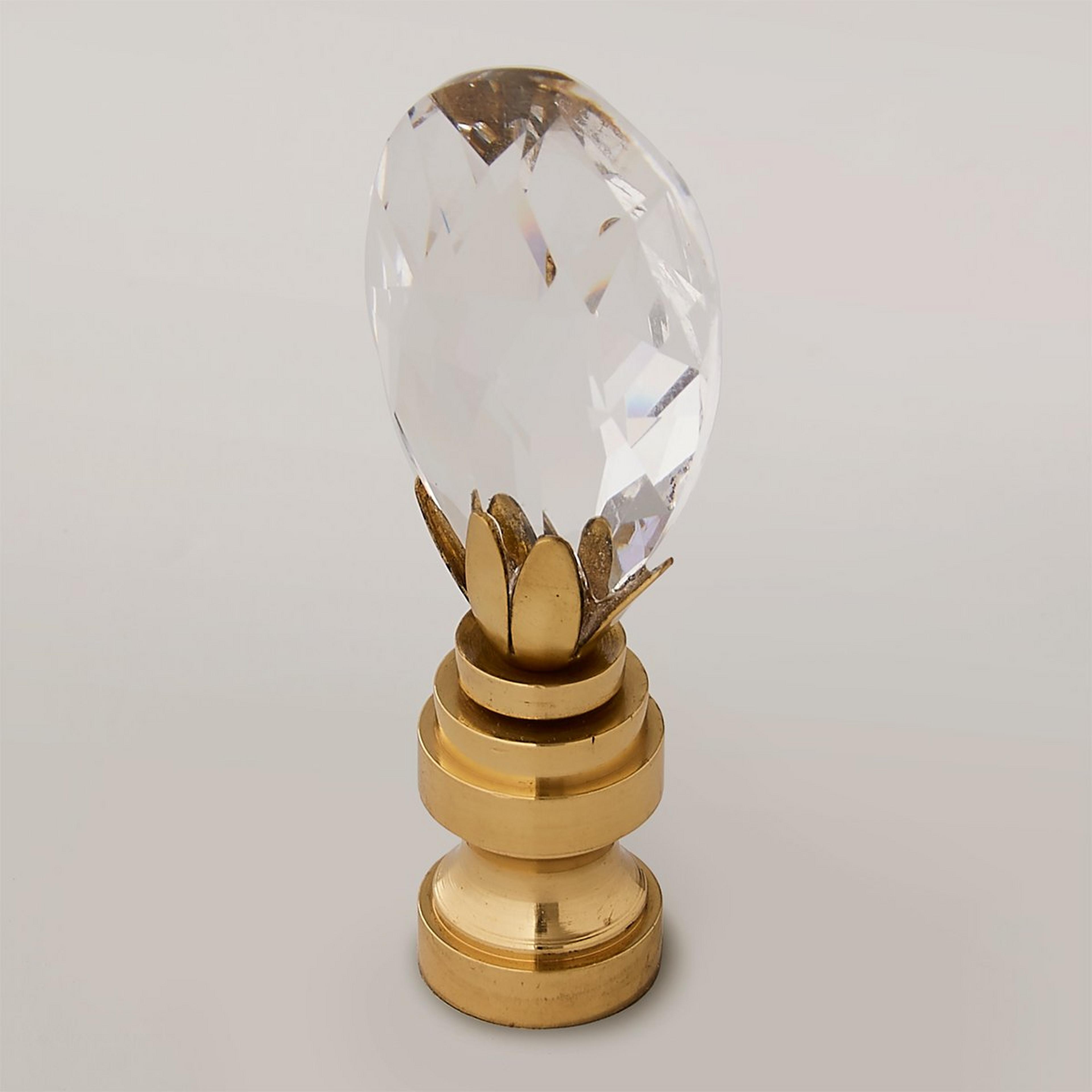 Small Crystal Tear Drop 2.25"