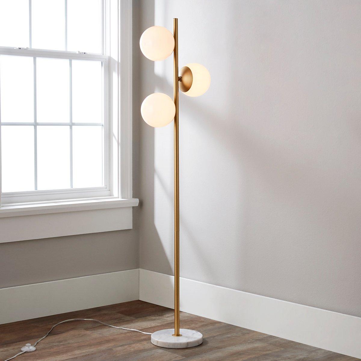 Modern Globes Vertical Floor Lamp