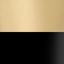 Black / Antique Brass