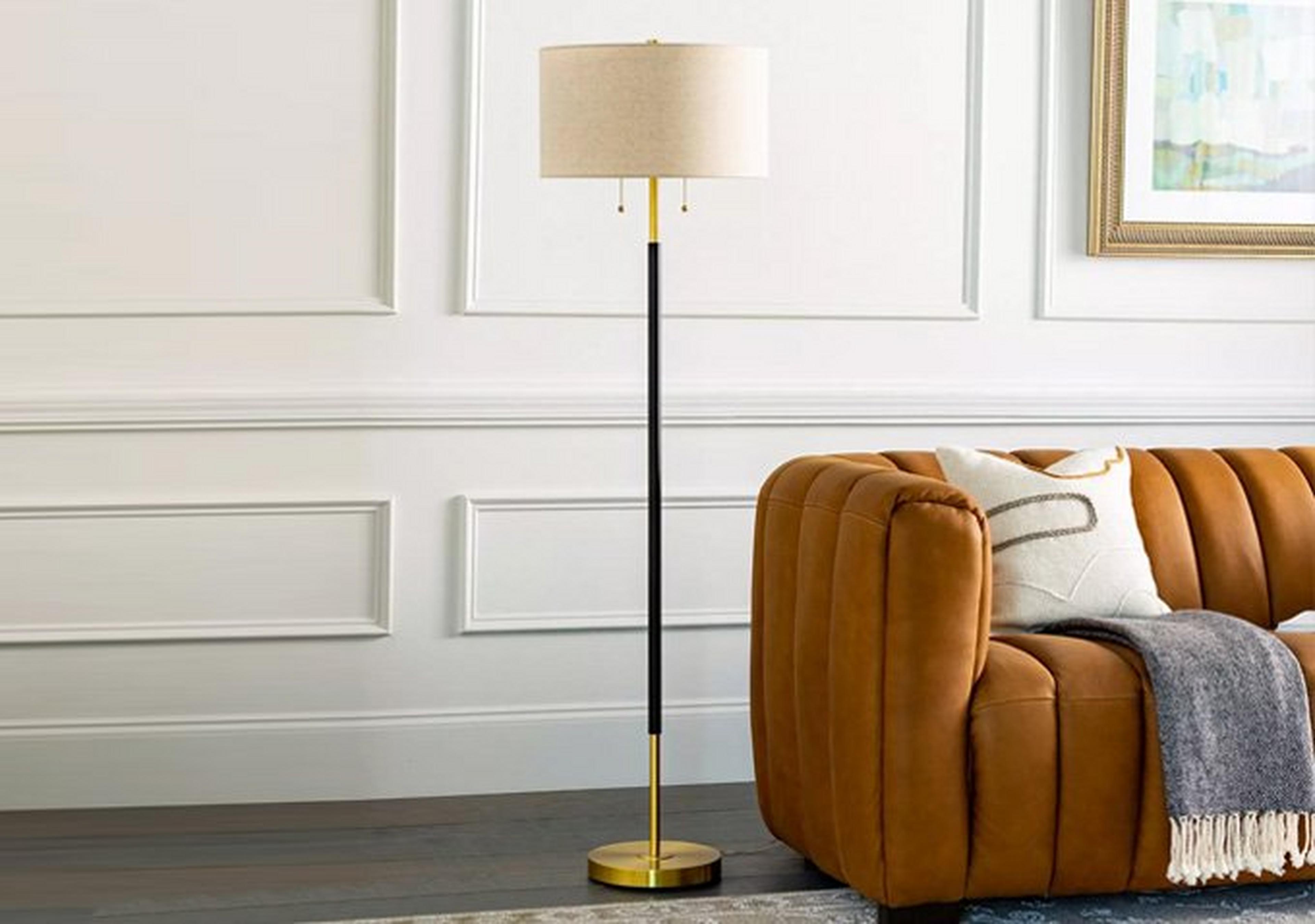 Black and Gold Kamitra Floor Lamp