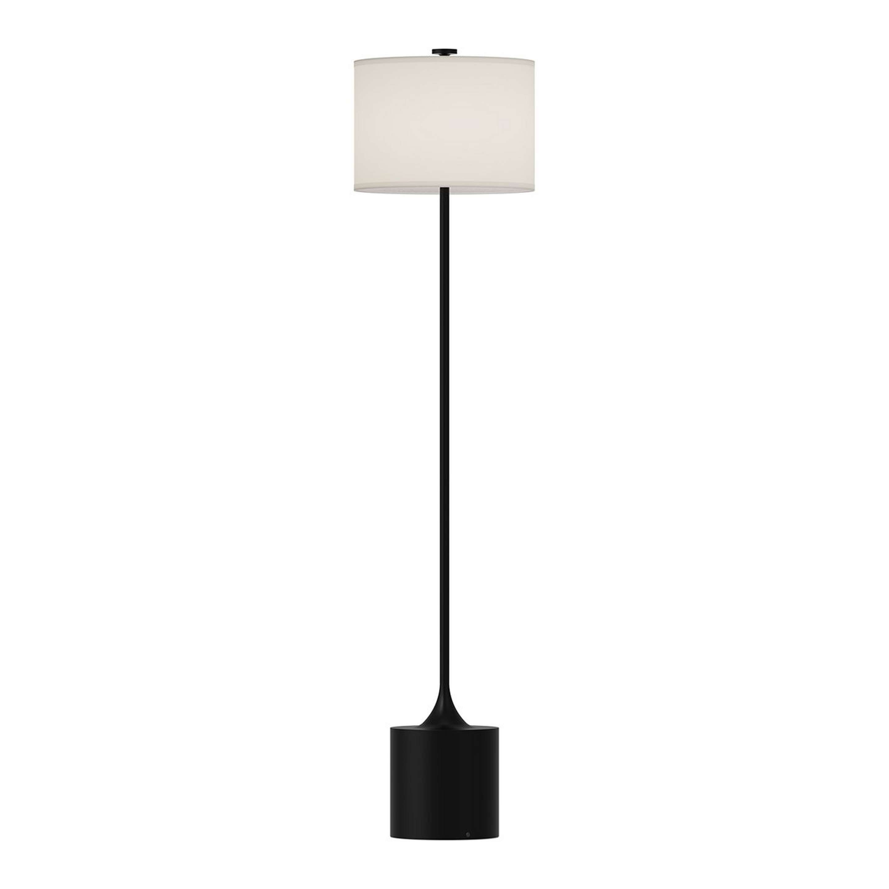 A Katya Floor Lamp with Matte Black color