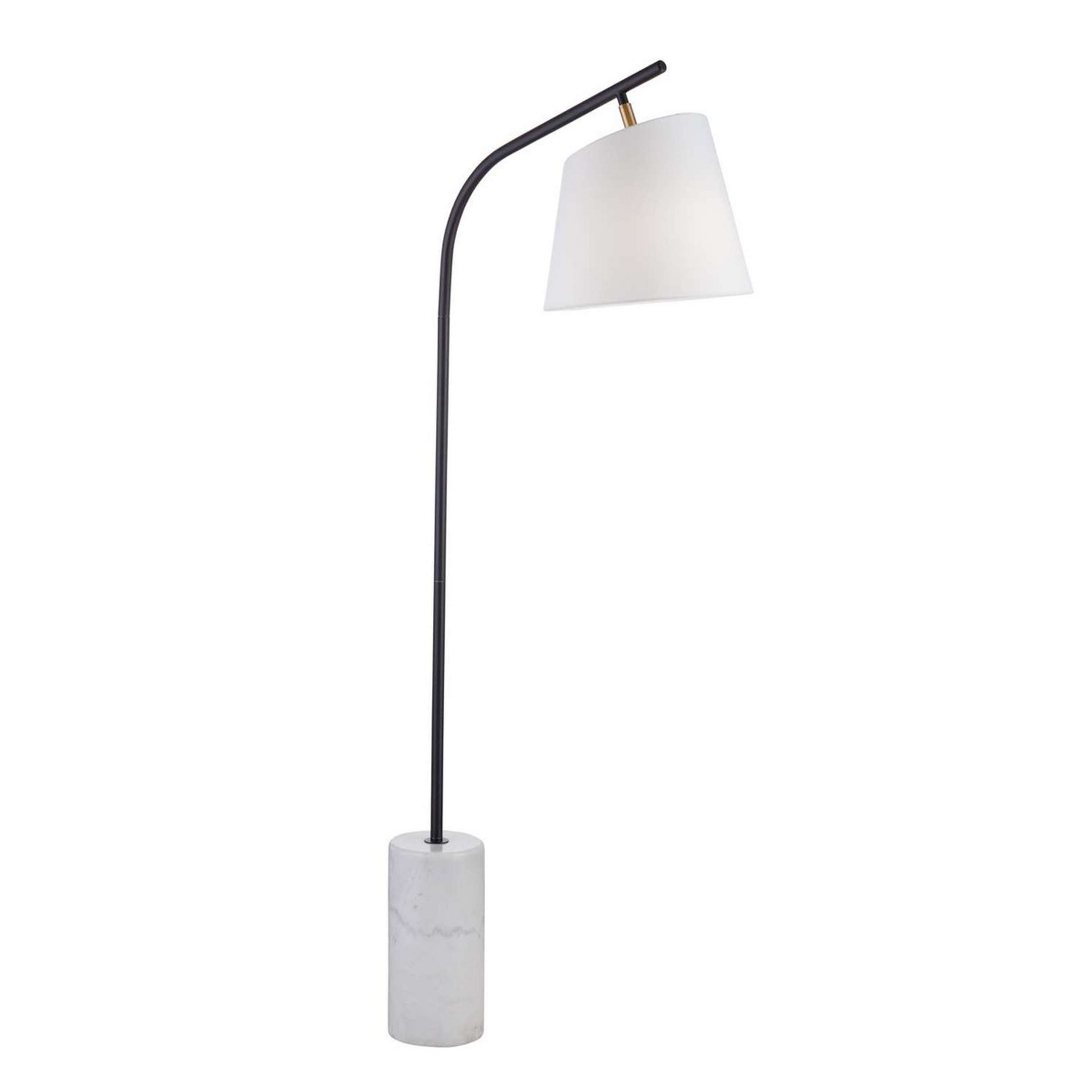 A Seattle Floor Lamp with White / Black color