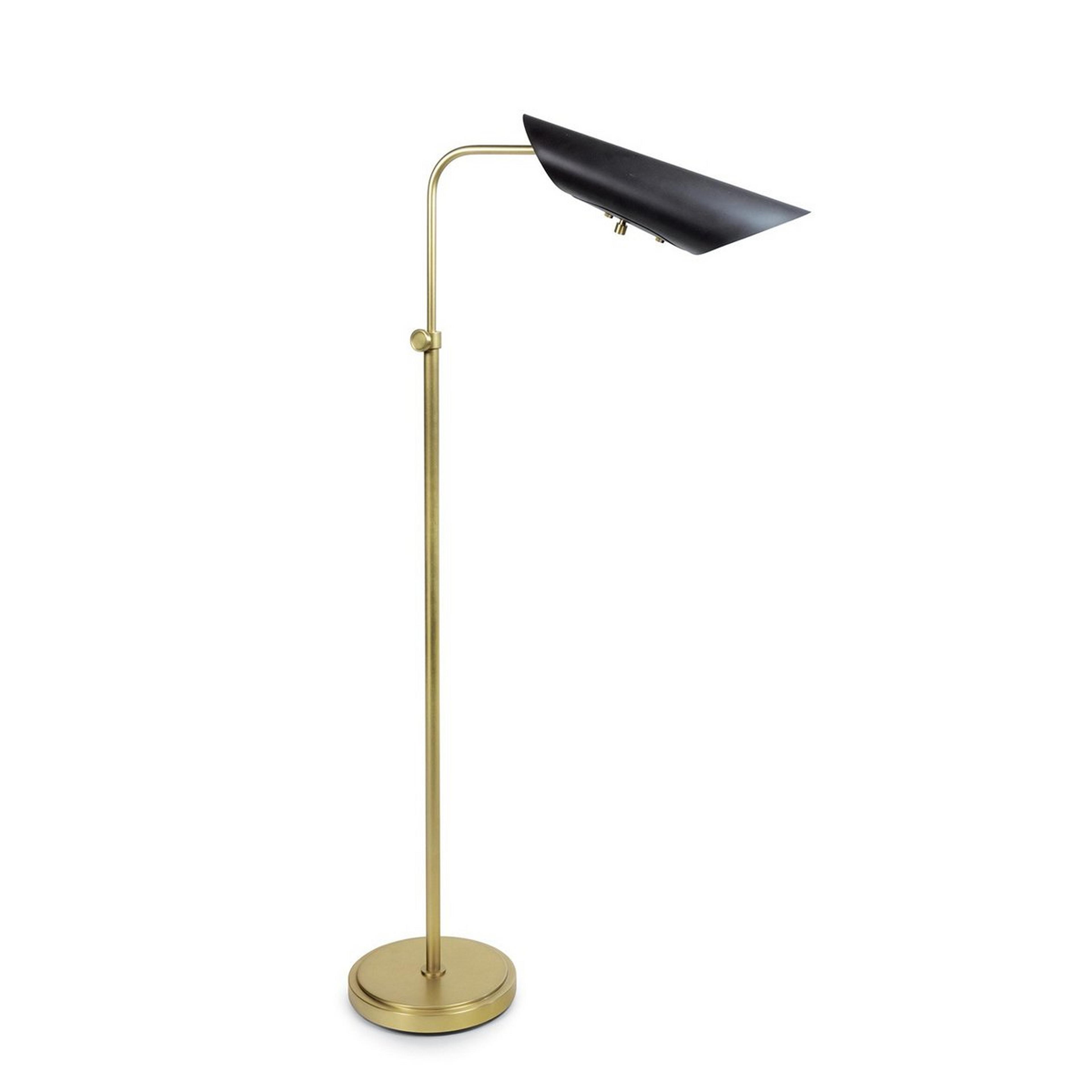 A Ignacio Floor Lamp with Brass / Black color