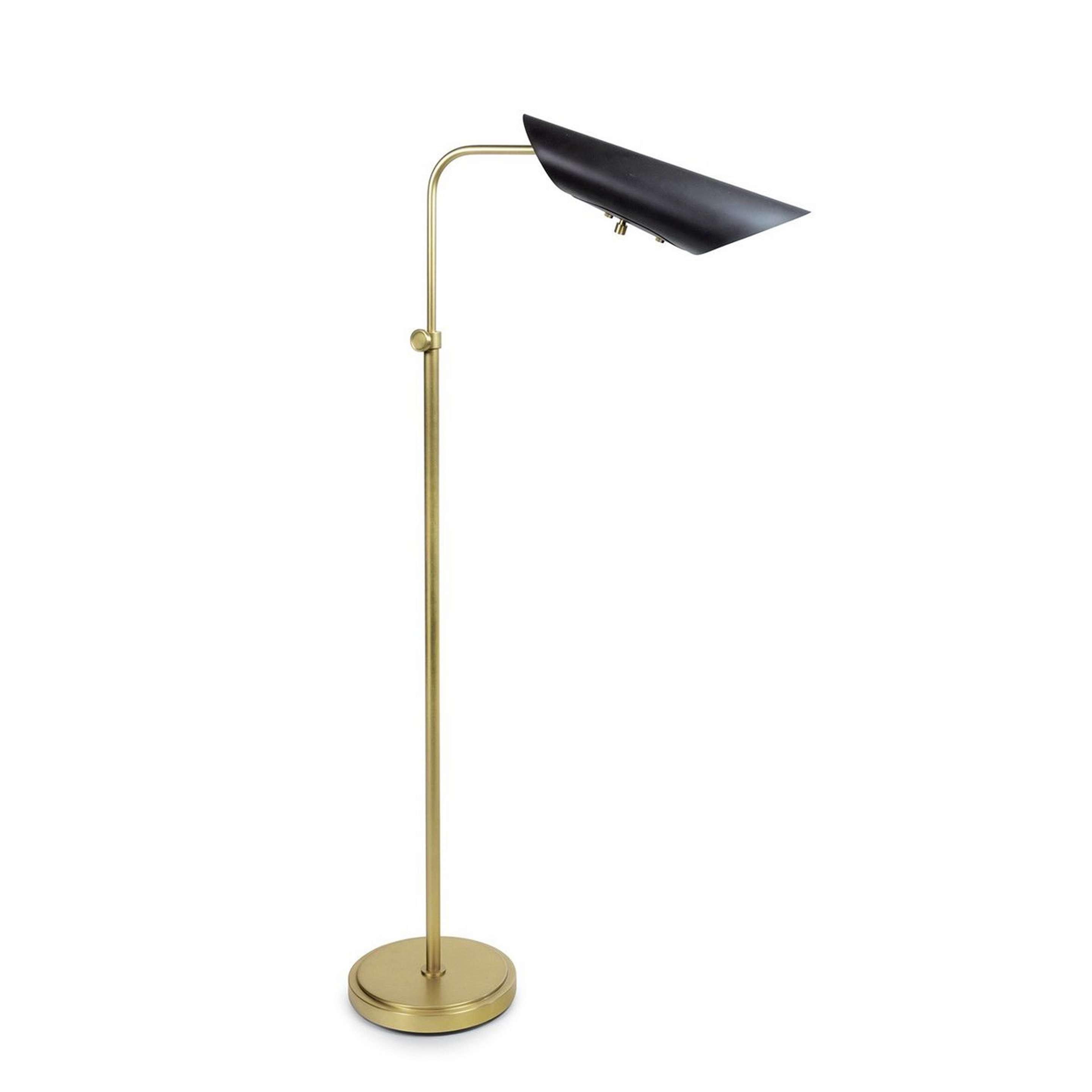 A Ignacio Floor Lamp with Brass / Black color