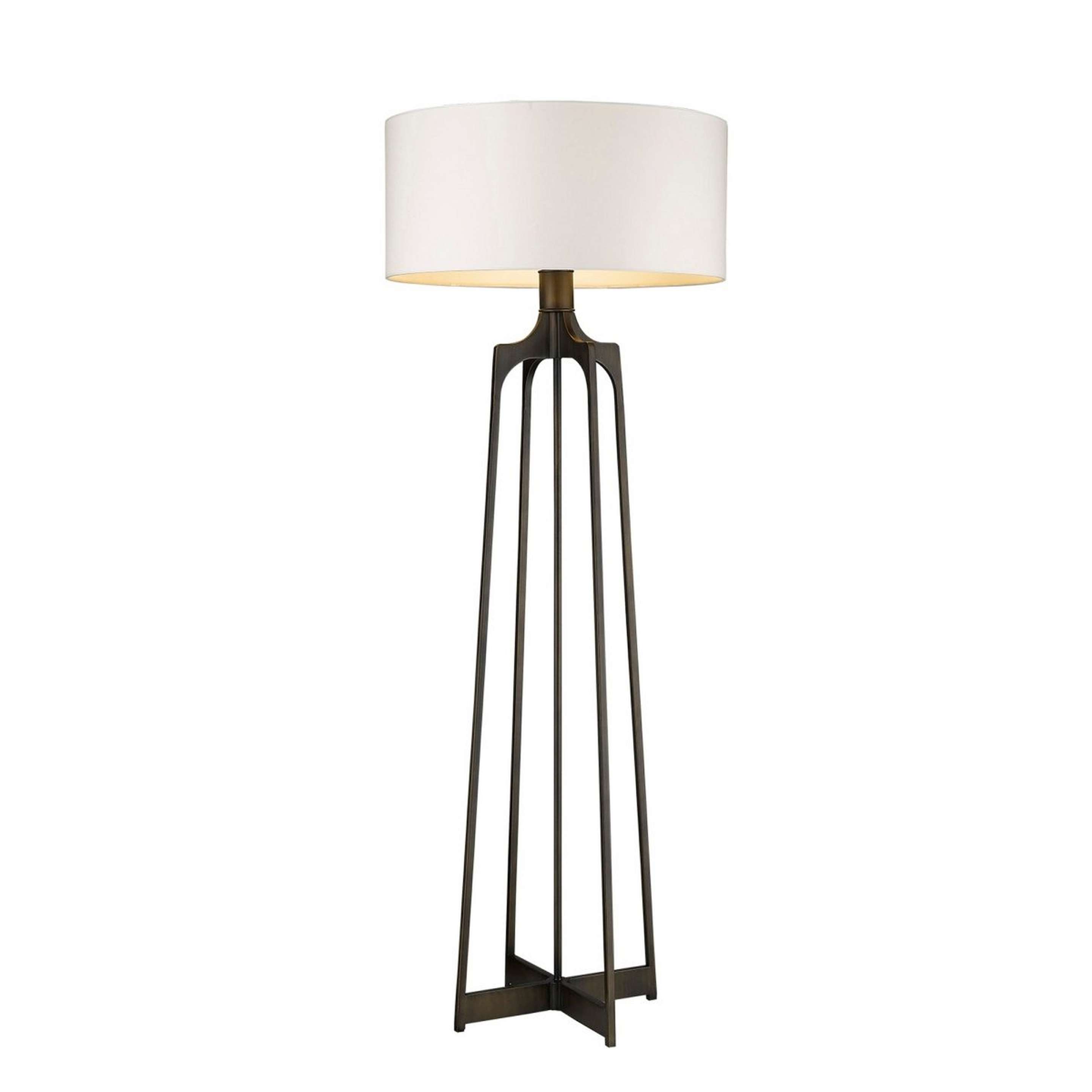 A Percy Floor Lamp with Oil Rubbed Bronze color