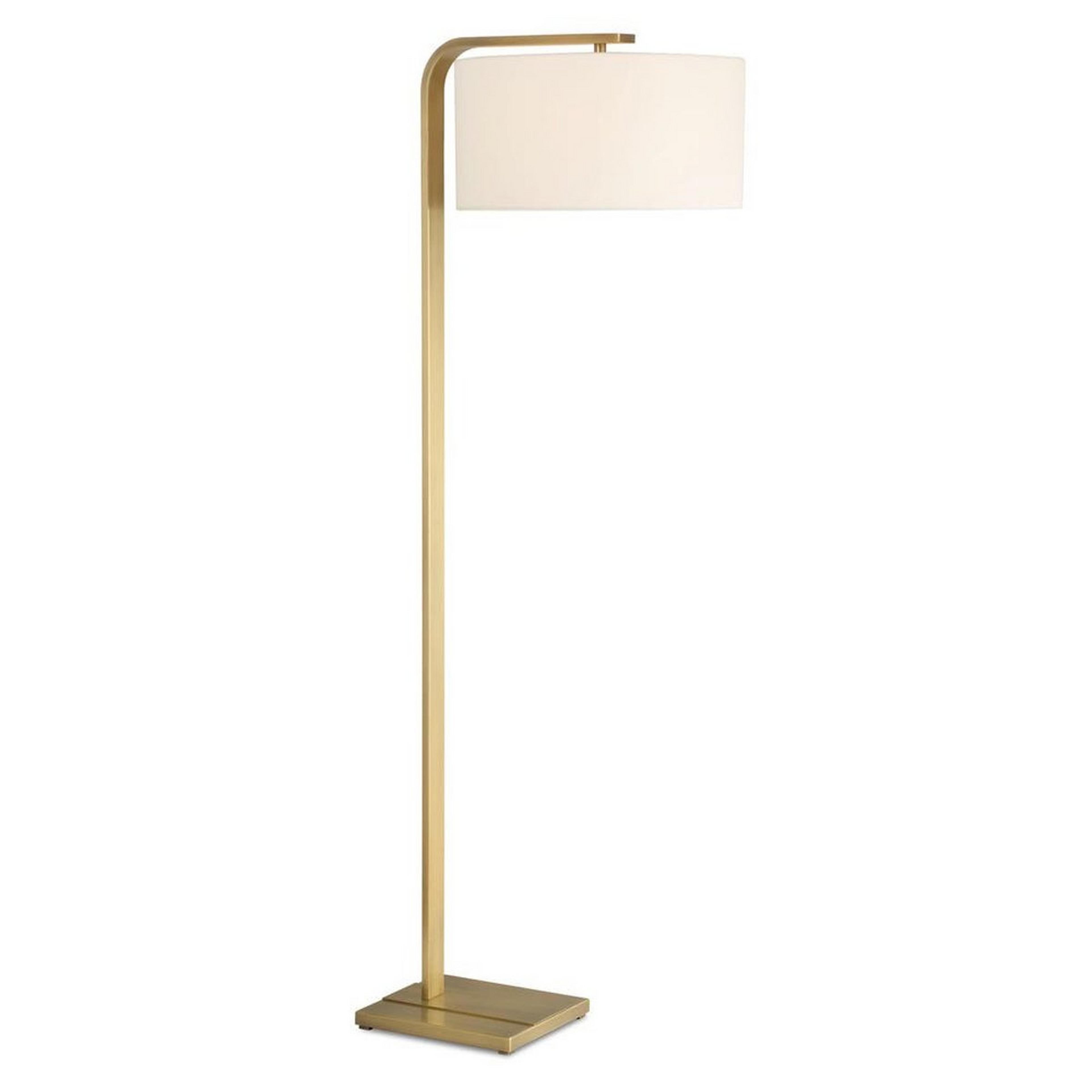 A Moore Floor Lamp with Antique Brass color