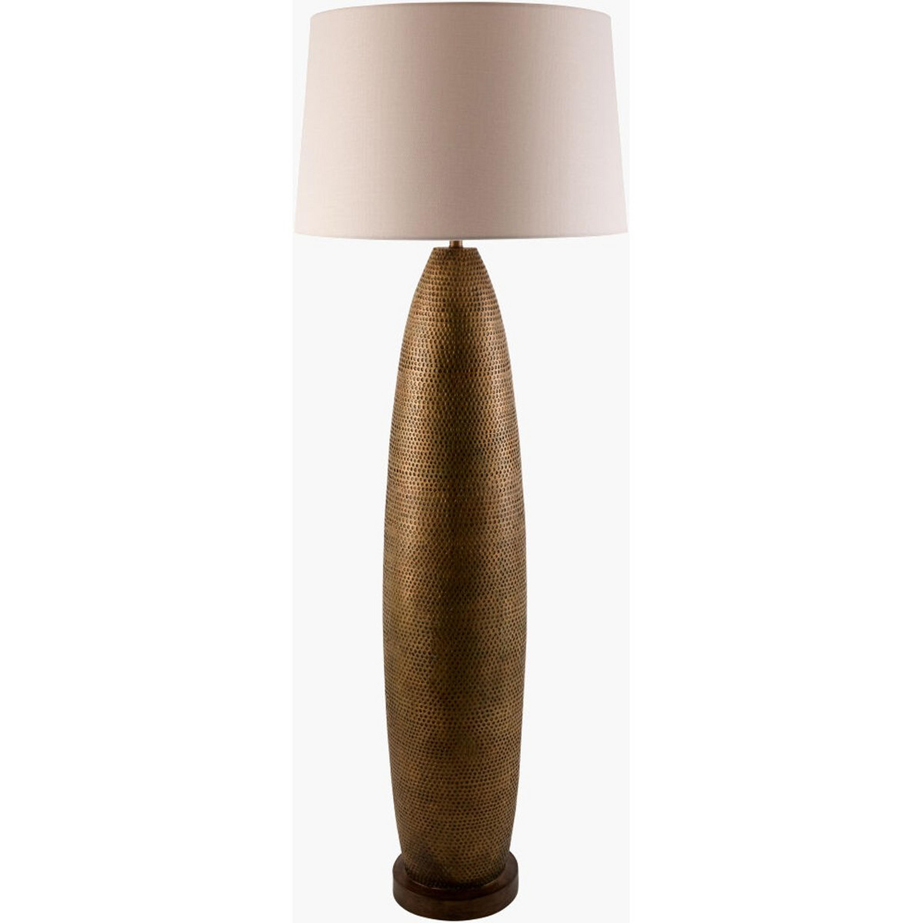 A Ardent Floor Lamp with Metallic / Brown color