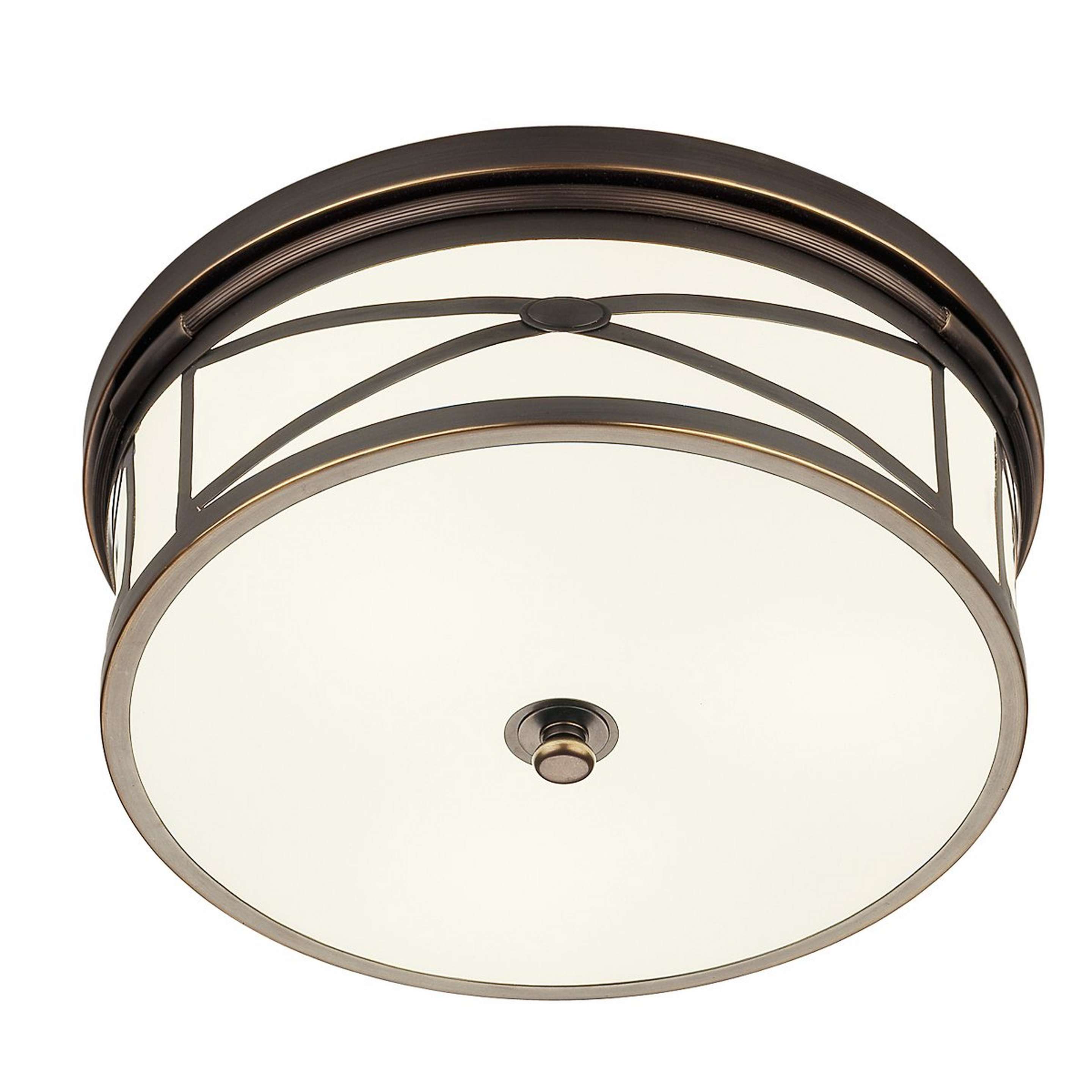 A Grand Hotel Ceiling Light with Bronze color