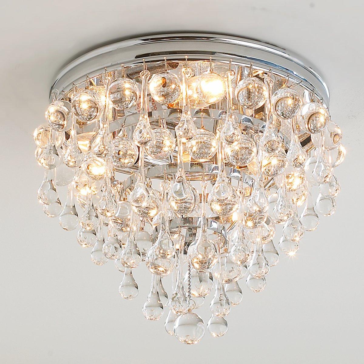 Crystal Ball Wedding Cake Ceiling Light