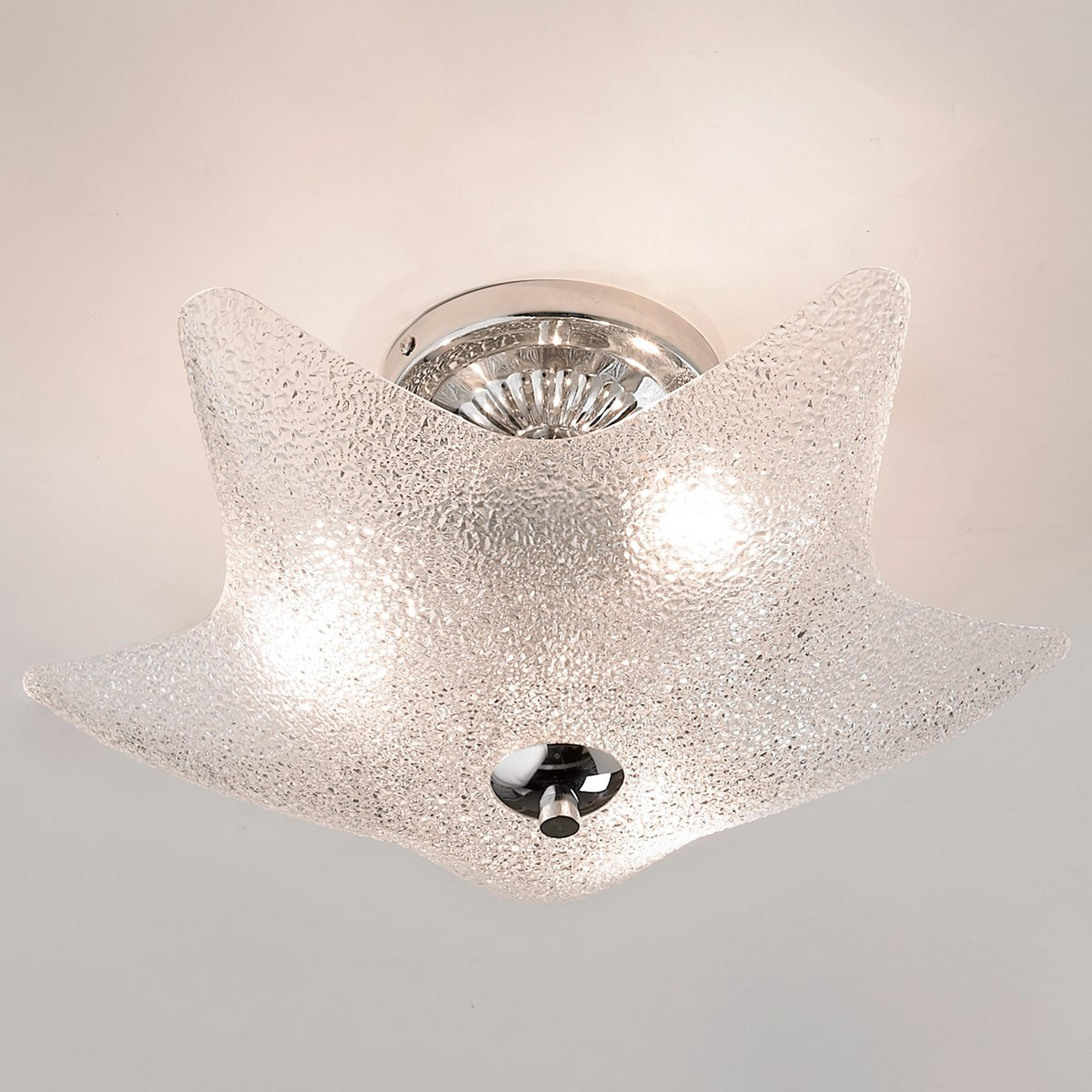 A Seaside Starfish Glass Semi-Flush Ceiling Light with undefined color