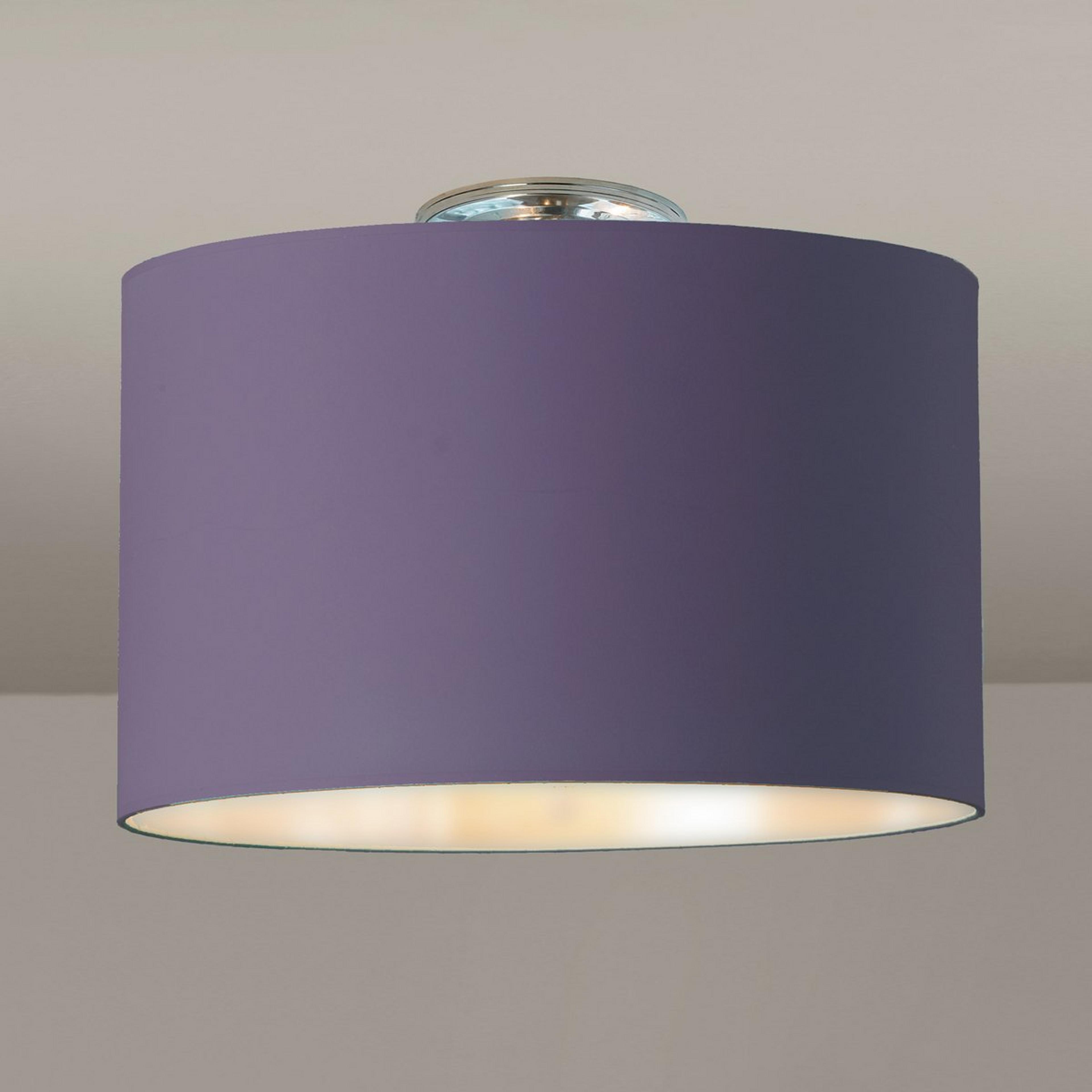 A Colored Drum Shade Ceiling Light with undefined color