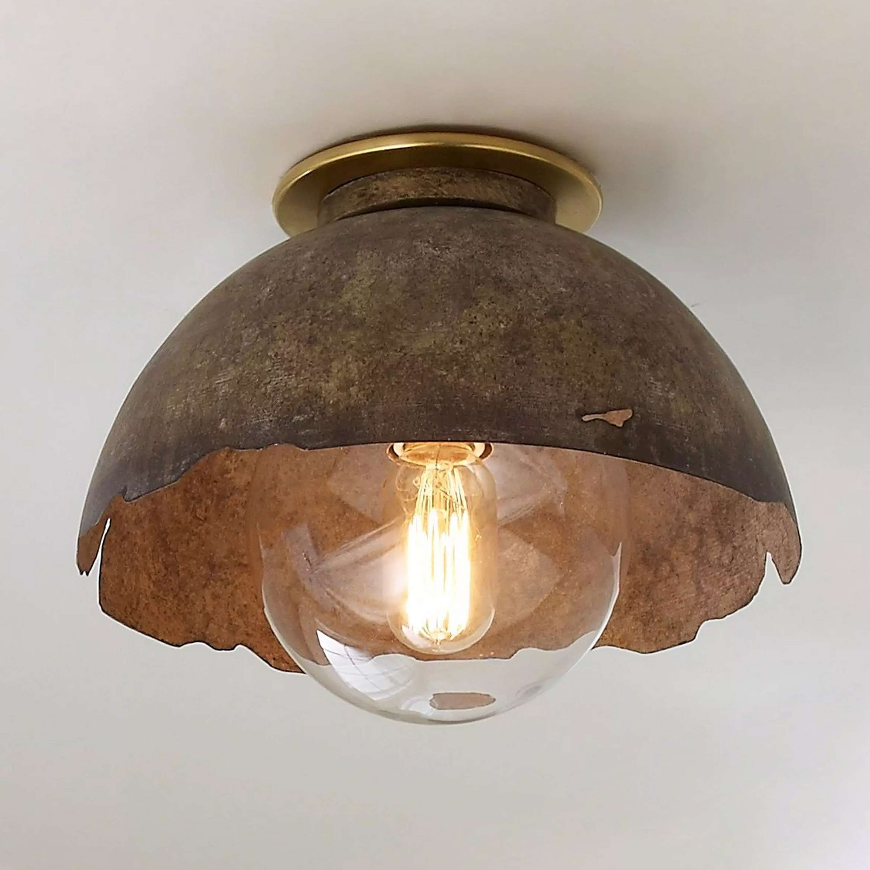 Young House Love Rough Edge Metal Ceiling Light
