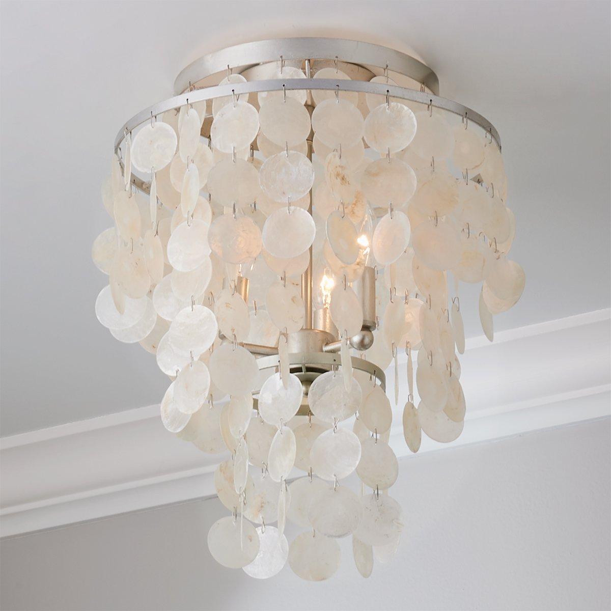 Elegant Capiz Shell Ceiling Light