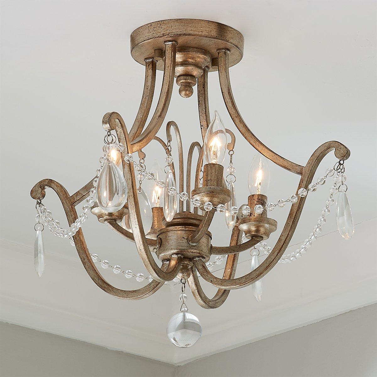 Romantic Riley Semi-Flush Ceiling Light