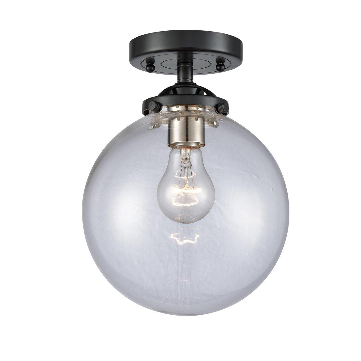 Mod Mix Clear Globe Semi-Flush Ceiling Light - Large